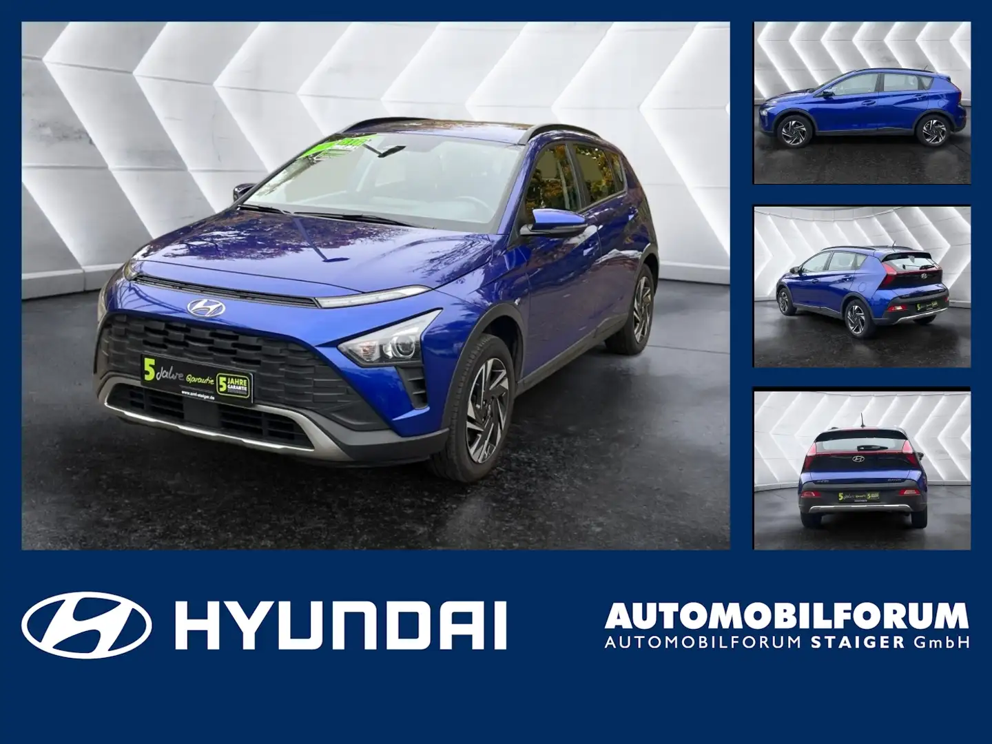 Hyundai BAYON 1.0 T-GDI Select DynLicht Fernlichtass. LM Bleu - 1