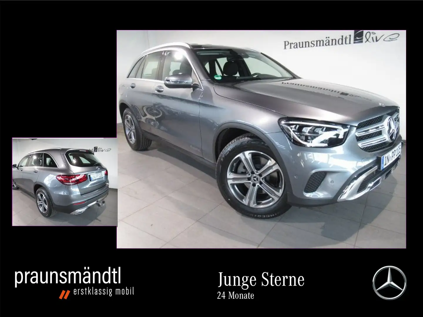 Mercedes-Benz GLC 200 d 4M AHK/MBUX/eleHe/Parktr/Kamera/LED/18 Gris - 1