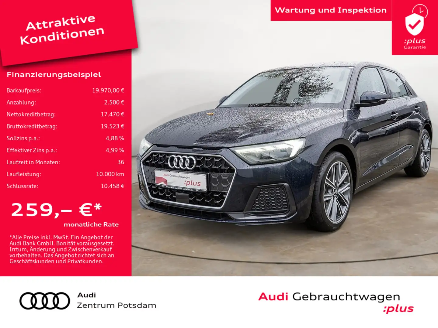 Audi A1 Sportback 30 TFSI ACC LED VIRTUAL Blu/Azzurro - 1