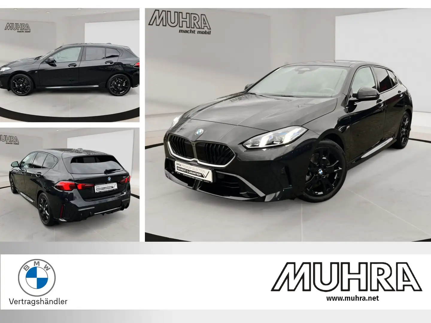 BMW 120 M Sport HUD Pano Memorysitz H&K Noir - 1