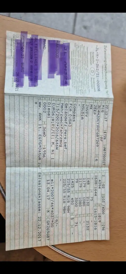 Jeep Compass 2.0 MultiJet Active Drive Automatik Limited - 1