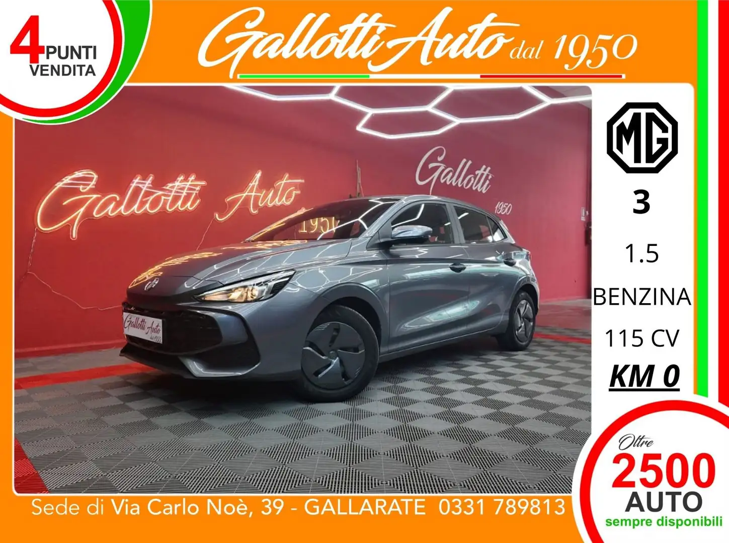 MG MG3 1.5 Standard Gris - 1
