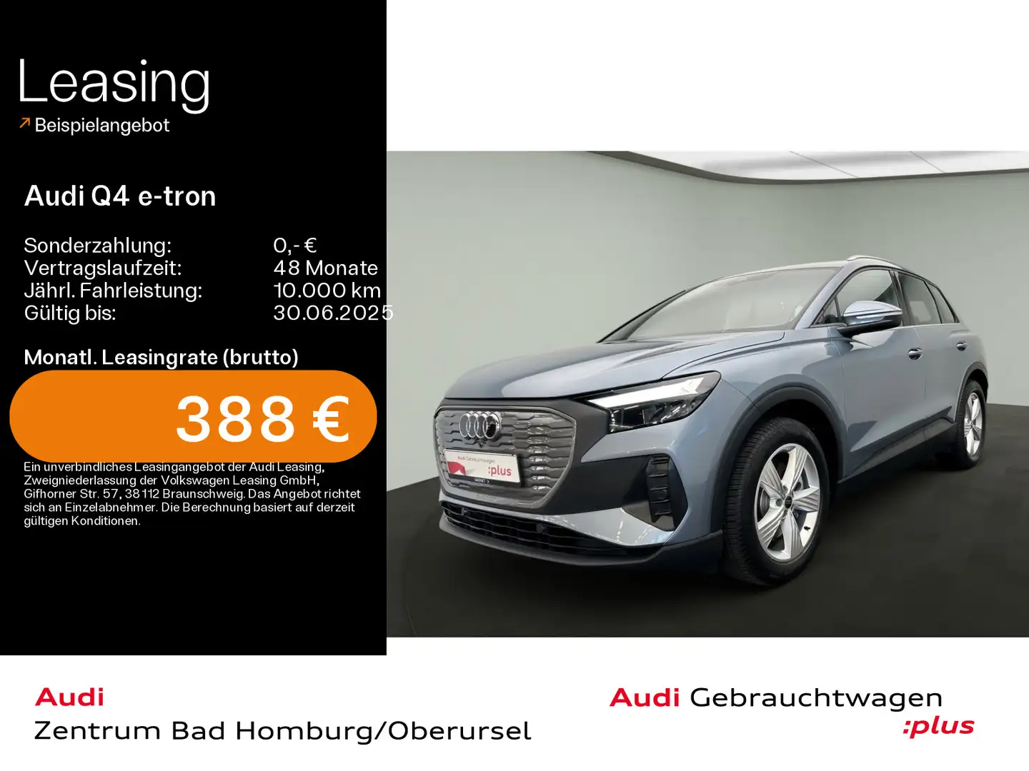 Audi Q4 e-tron 45*Navi*LED*Alu*AHK*PDC*Virtual Cockpi Blau - 1