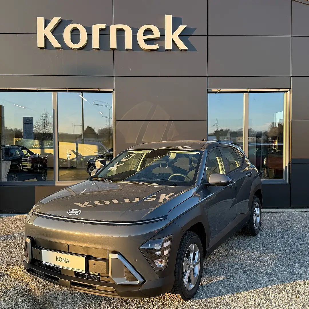 Hyundai KONA Kona 1,0 T-GDi 2WD Smart Line Grau - 1