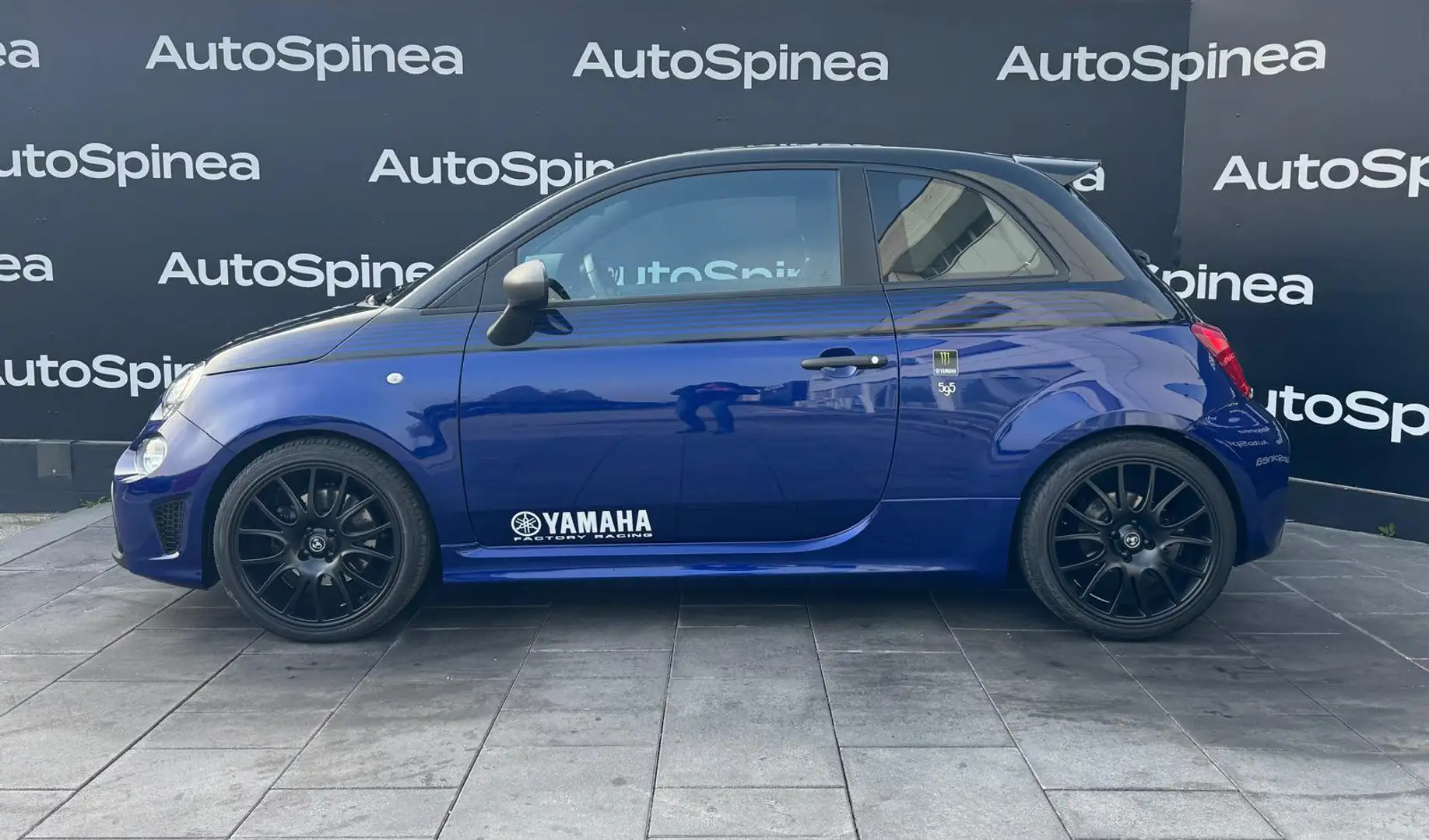 Abarth 595 595 1.4 Turbo T-Jet 165 CV Monster Energy Yamaha Bleu - 2