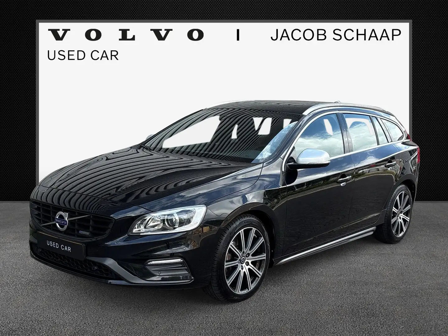 Volvo V60 2.4 D6 AWD Plug-In Hybrid R-Design / bi-xenon kopl Noir - 1