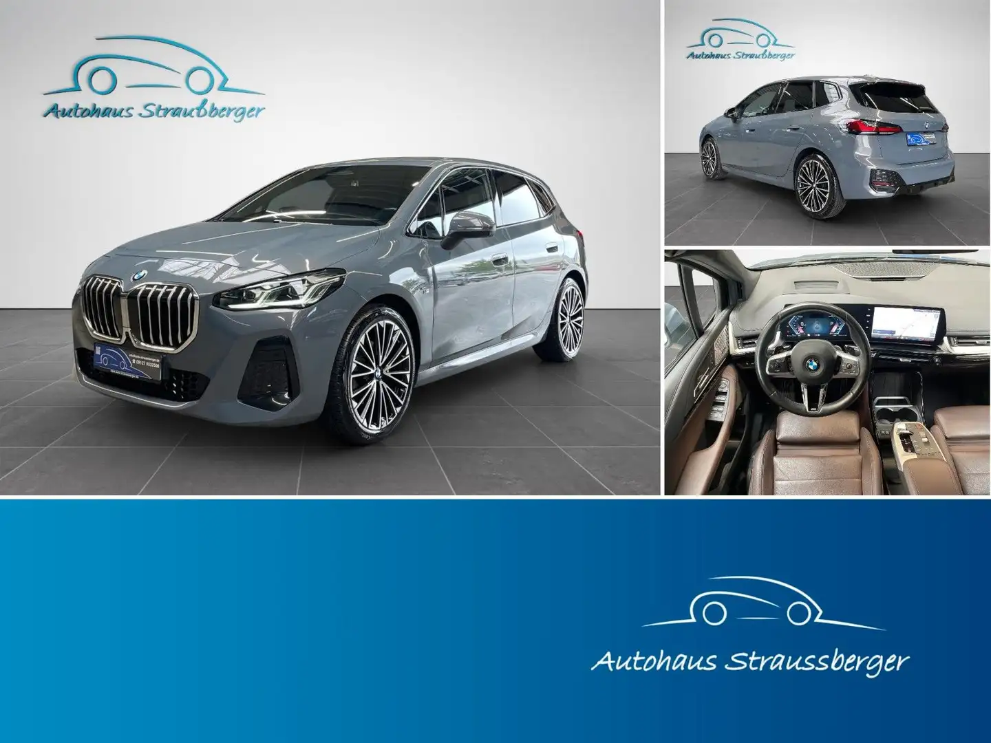 BMW 218 218i AT  M-Sport, H&K, Aktivsitze, DAPro, Gris - 1