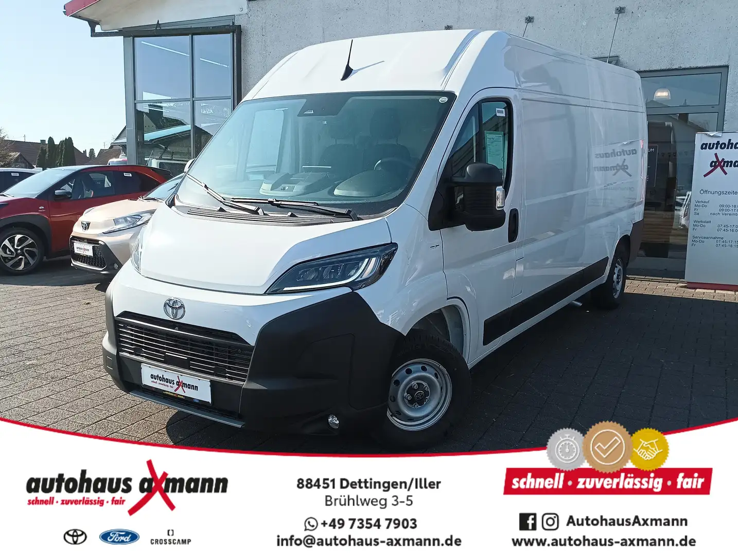 Toyota Proace Max 35 L3H2 BlueHDi 140 Meister Navigation Weiß - 1