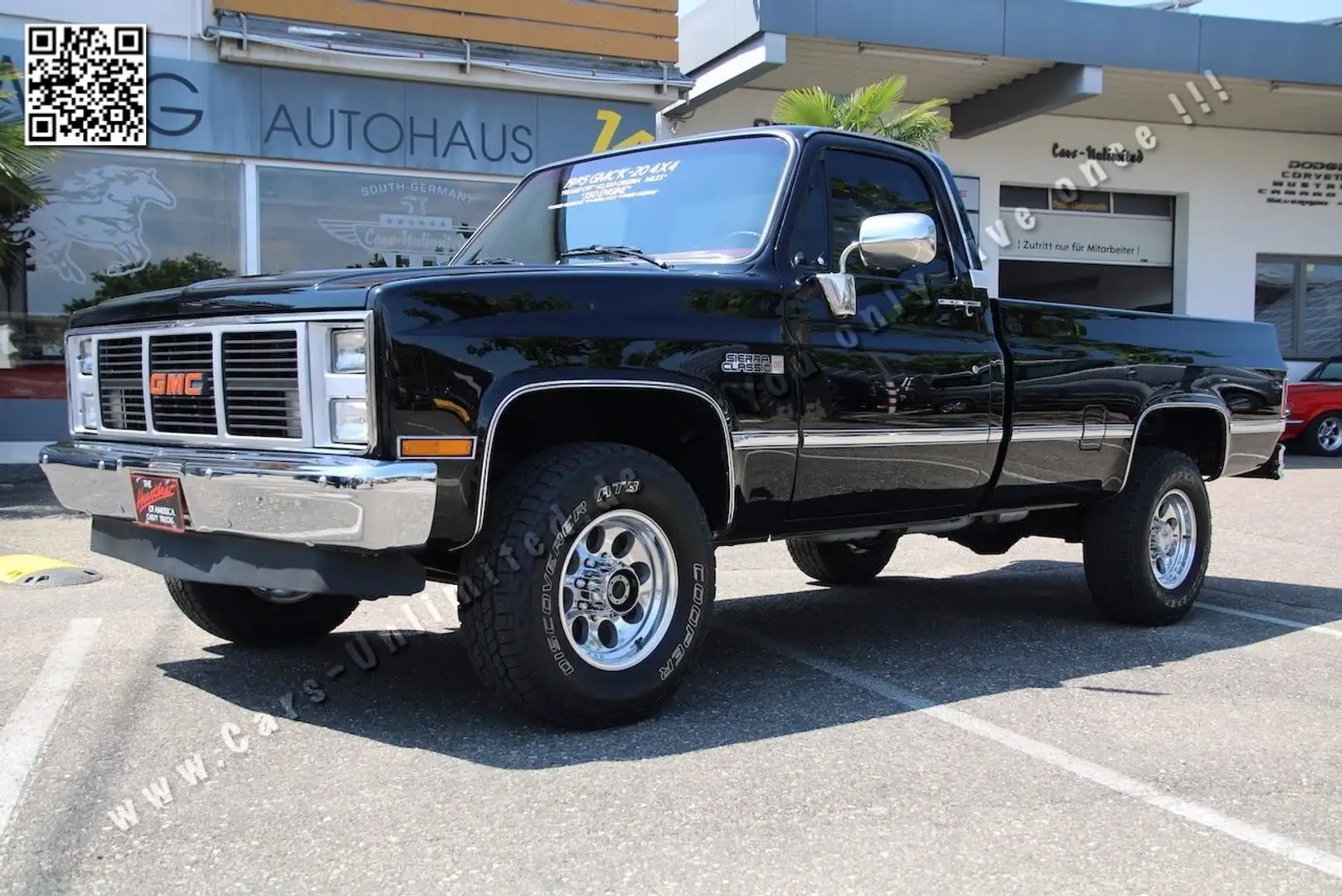 GMC Sierra Classic 4x4 LWB-K20 -FrameOff restauriert Schwarz - 2