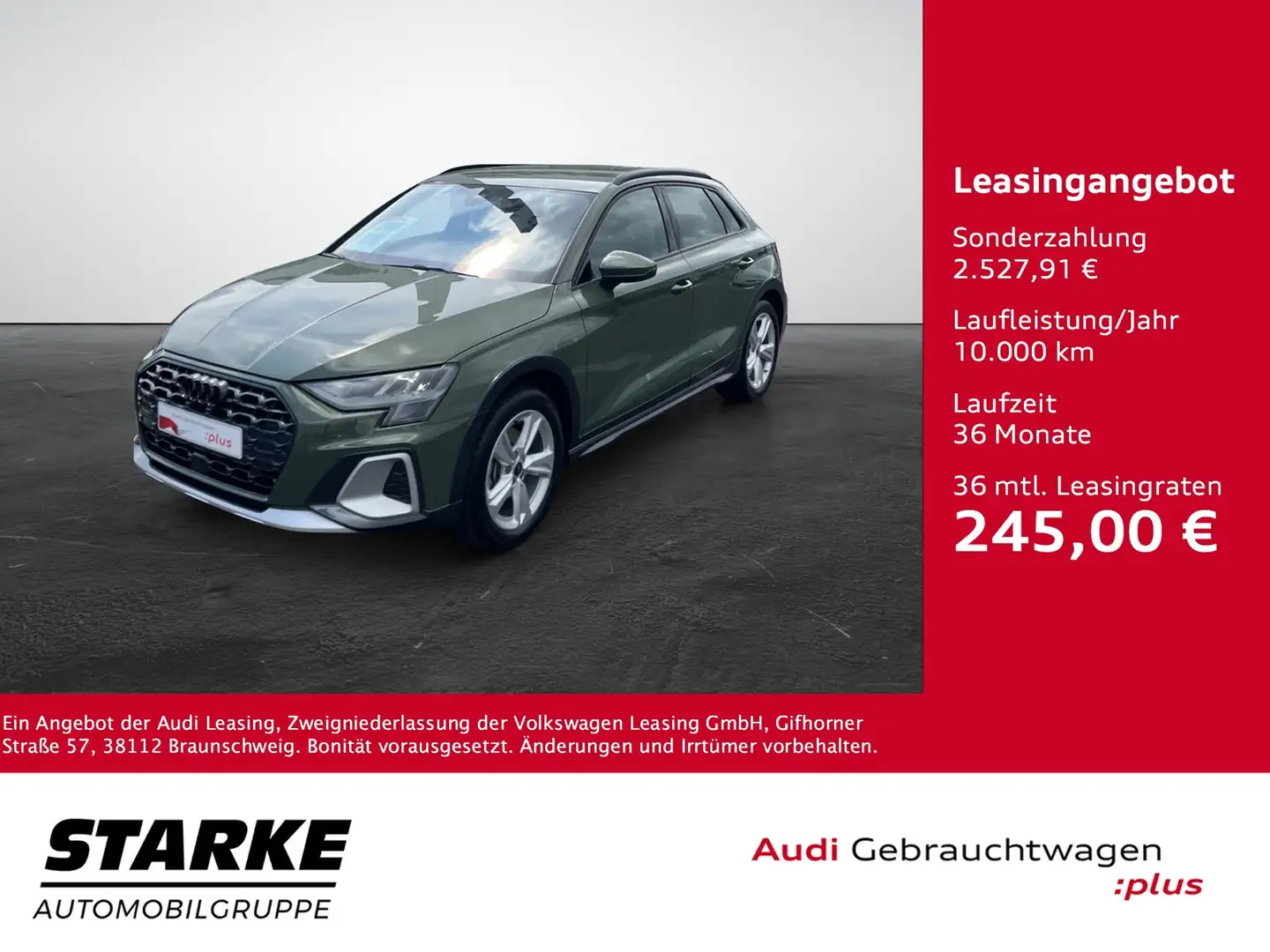 Audi A3 allstreet 35 TFSI S tronic Verde - 1