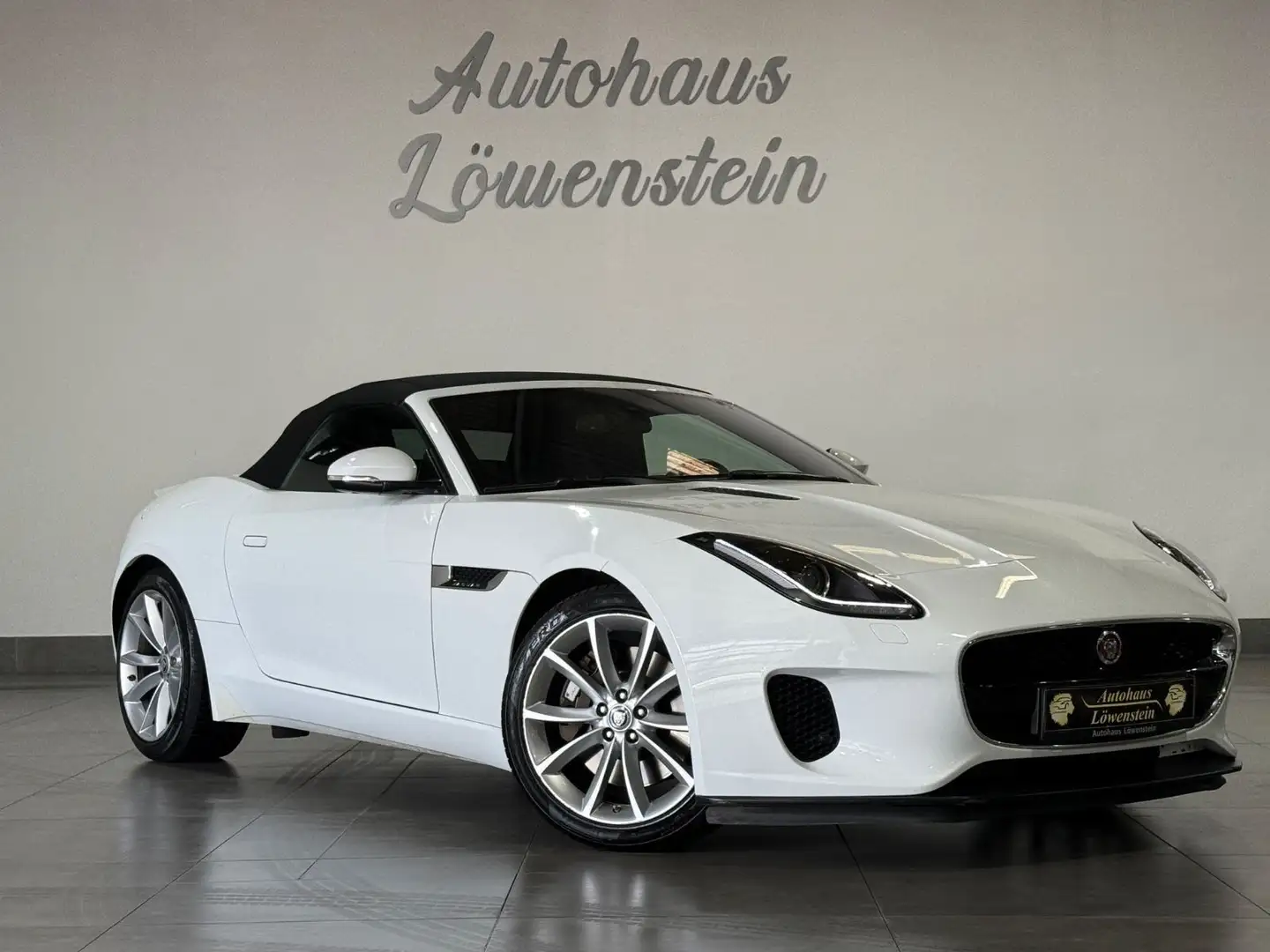 Jaguar F-Type F-TYPE Cabriolet*NAVI*RFK*S-HEFT Blanc - 1
