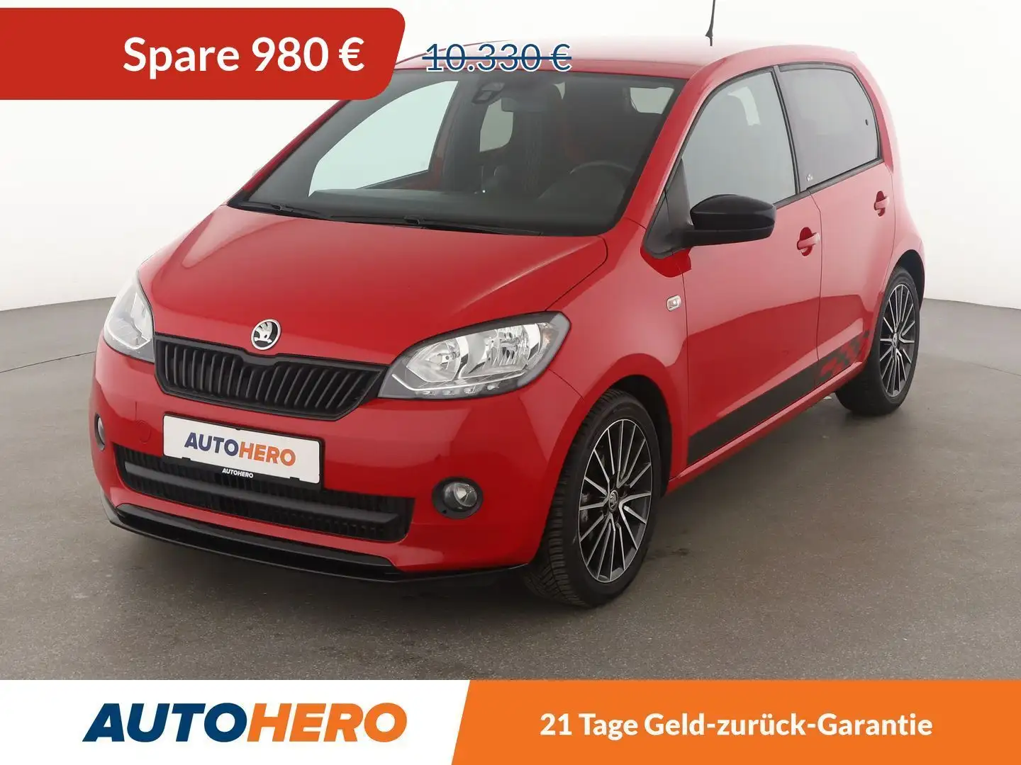 Skoda Citigo 1.0 MPI Monte Carlo*TEMPO*PDC*SHZ*ALU*KLIMA* Rot - 1