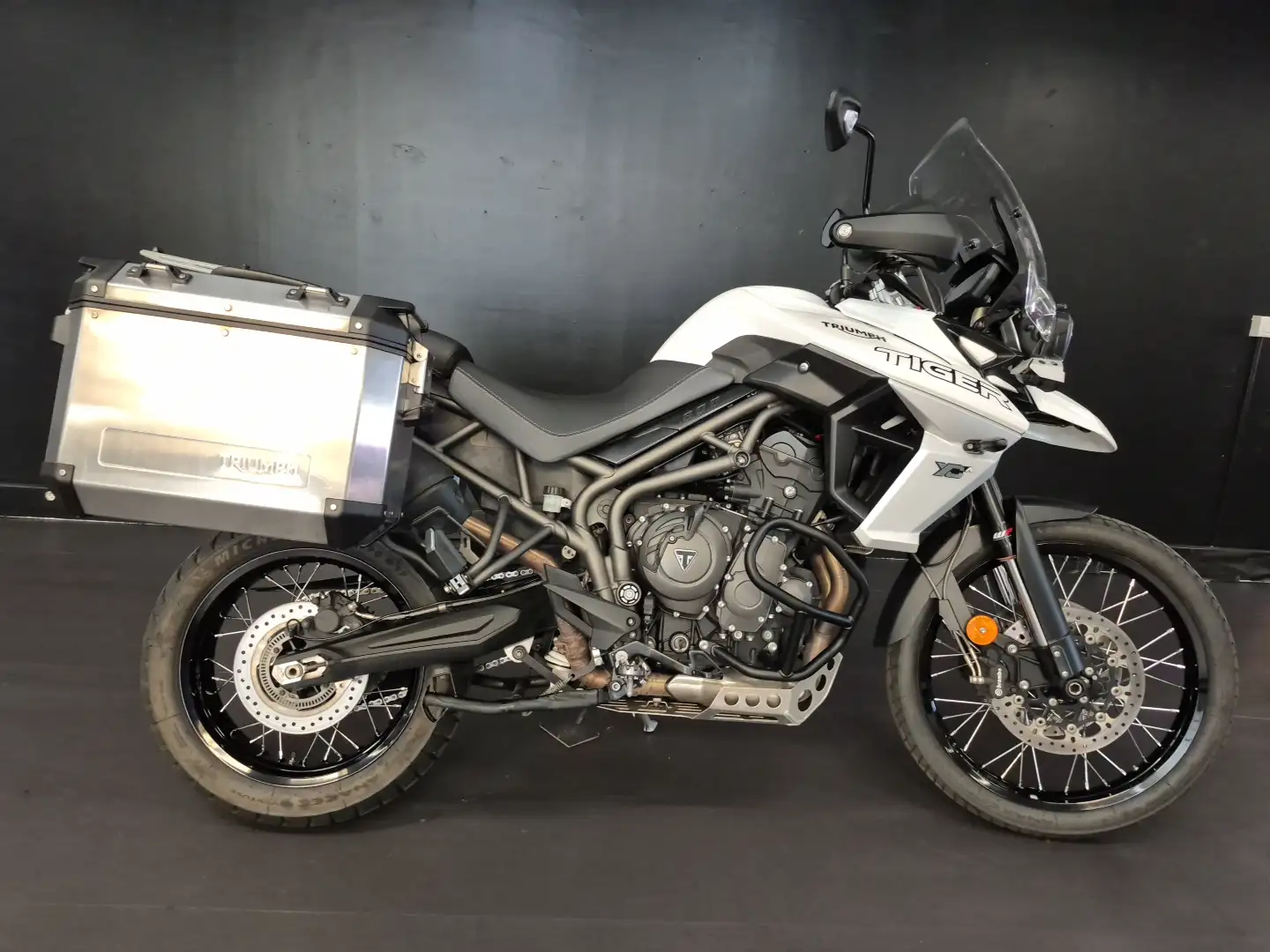 Triumph Tiger 800 Blanc - 1