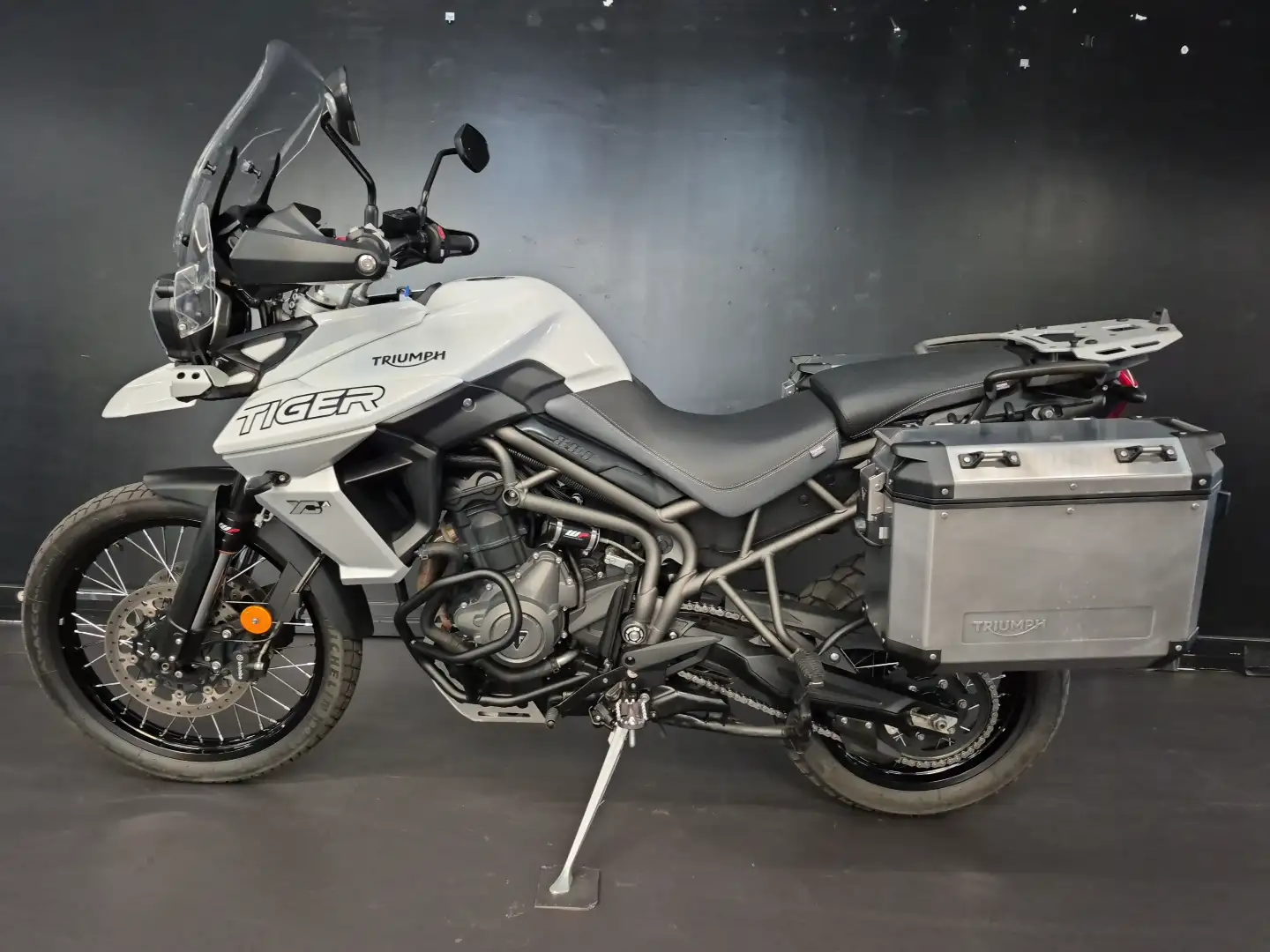 Triumph Tiger 800 Blanc - 2