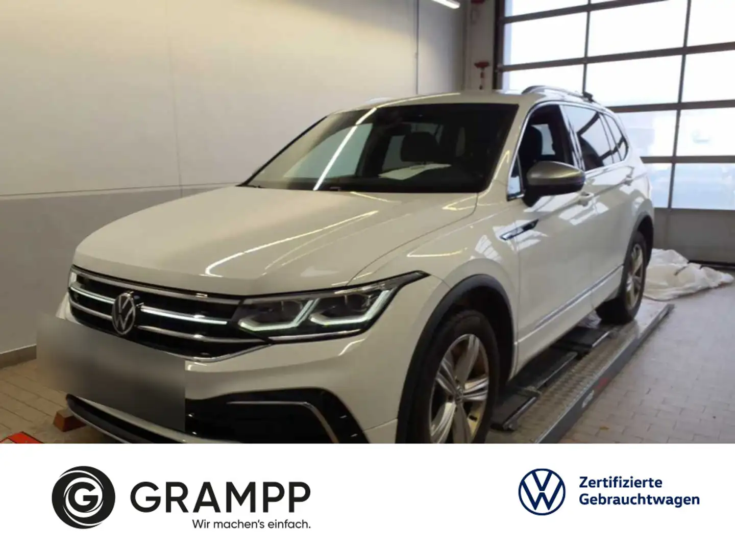Volkswagen Tiguan Allspace R-Line 2.0TDI DSG 4M +AHK+KAMERA Weiß - 1