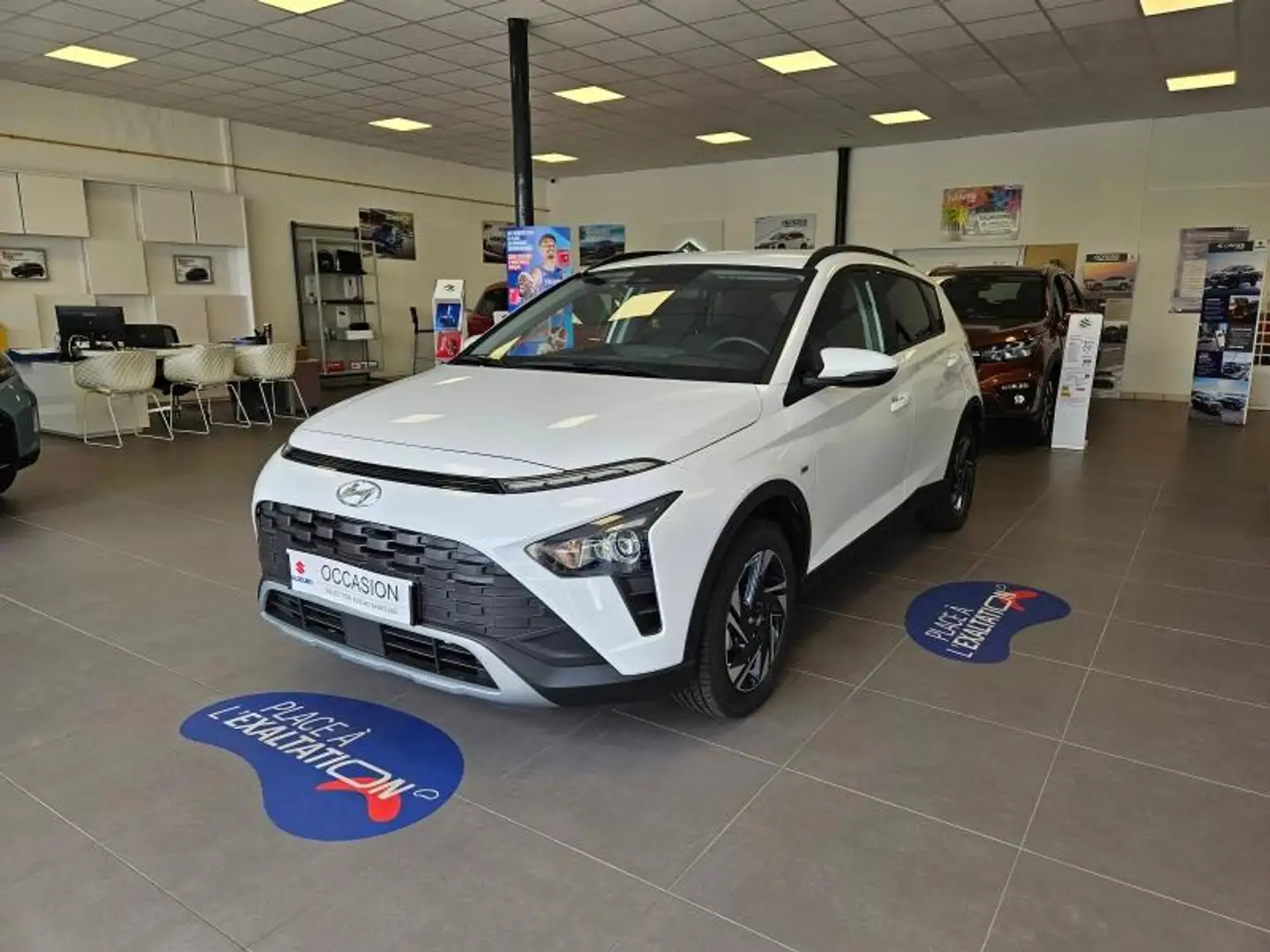 Hyundai BAYON 1.0 T-GDi 100ch Hybrid 48V Intuitive DCT-7 Blanc - 1