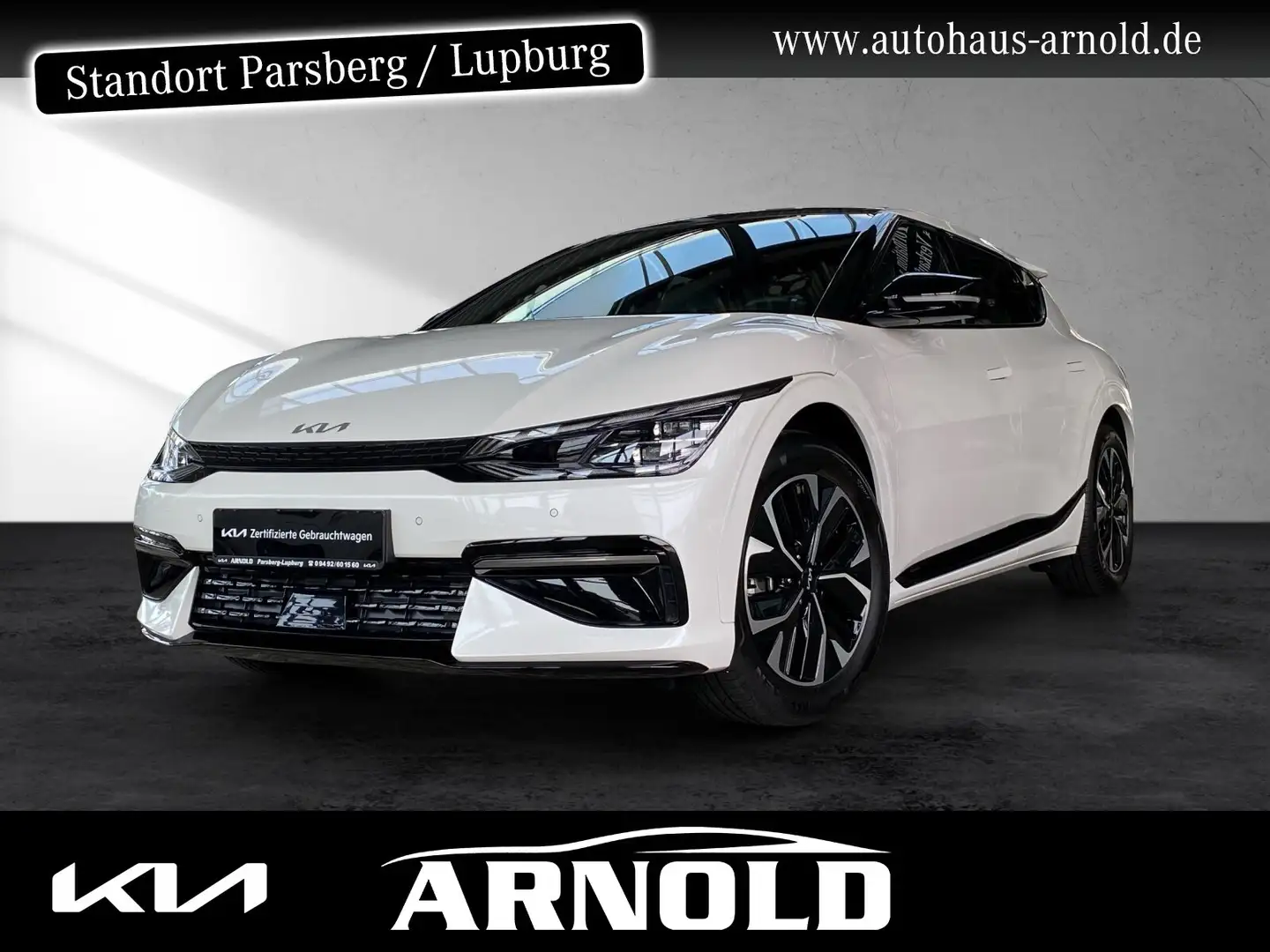Kia EV6 EV6 77,4 kWh GT Line AWD WP SHD Sitzbelüftung Weiß - 1