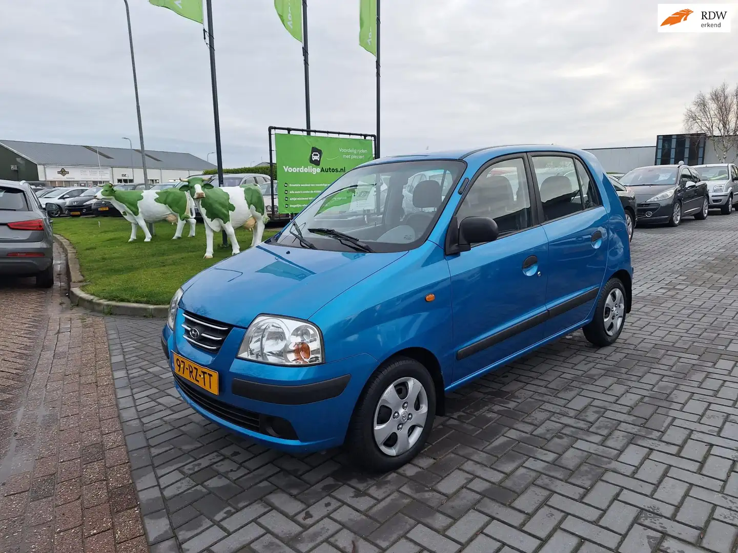 Hyundai Atos 1.1i Active Cool / UNIEK / 57.885 km NAP / Nieuwe Blauw - 1