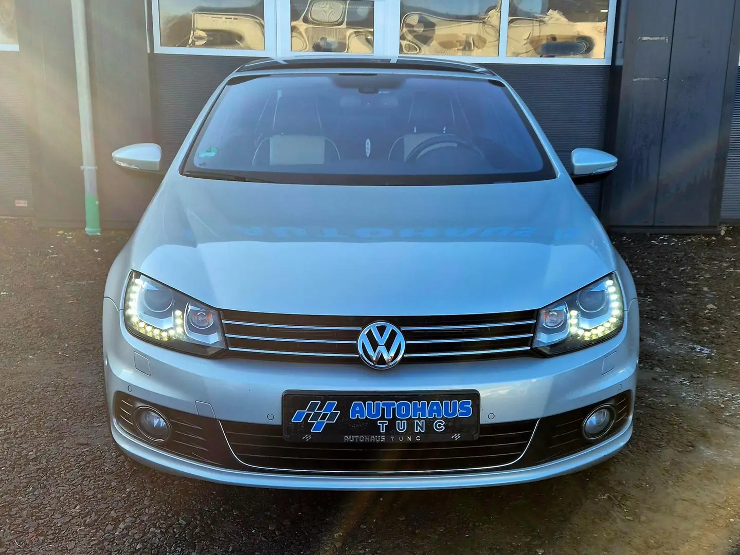 Volkswagen Eos Exclusive, *FULL, Dynaudio, Navi, Voll Scheckheft Grau - 2
