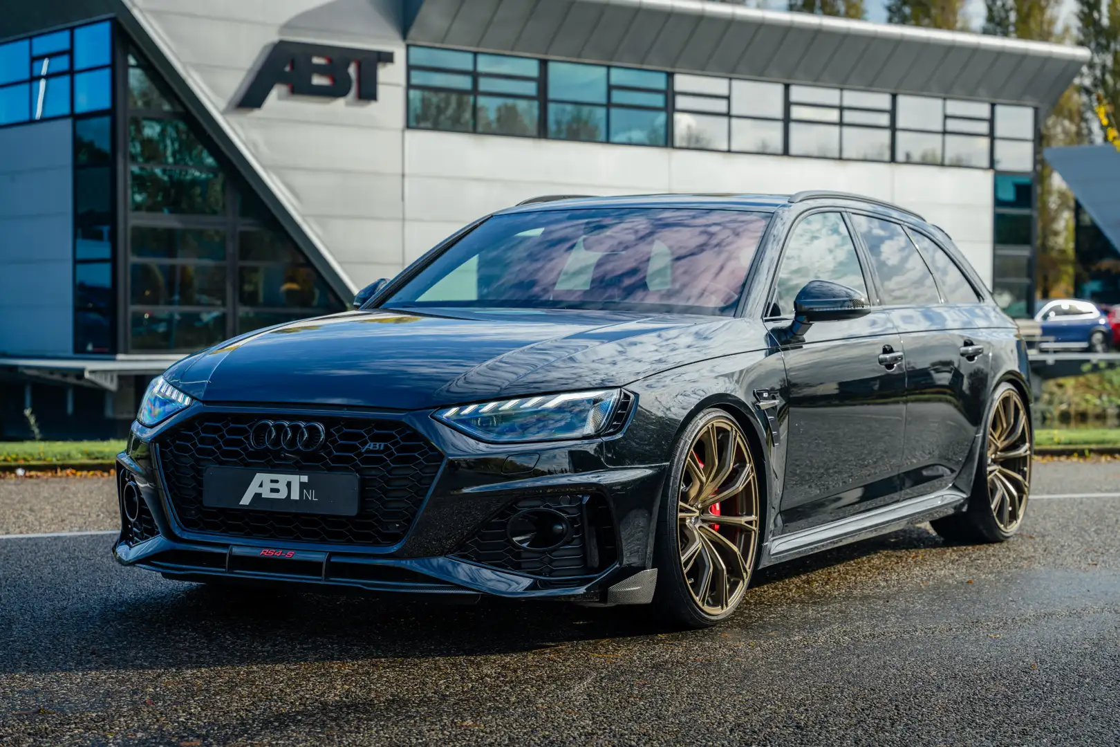 Audi RS4 ABT RS4-S Avant 2.9 TFSI 510pk quattro | ABT RS4-S Zwart - 1