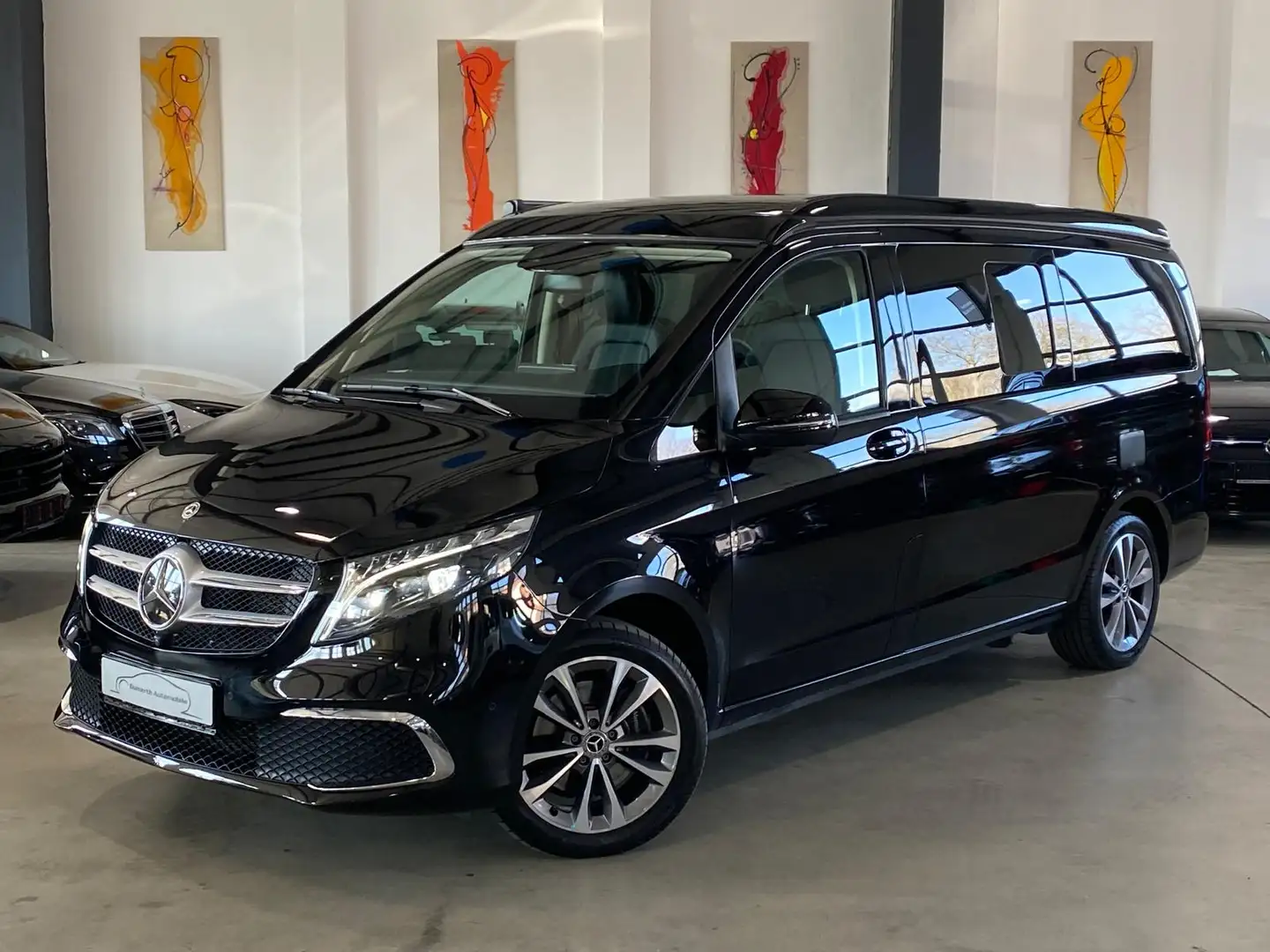 Mercedes-Benz V 300 d 4M Marco Polo/Easy Up/STHZG/AHK/DIS/ Negro - 1