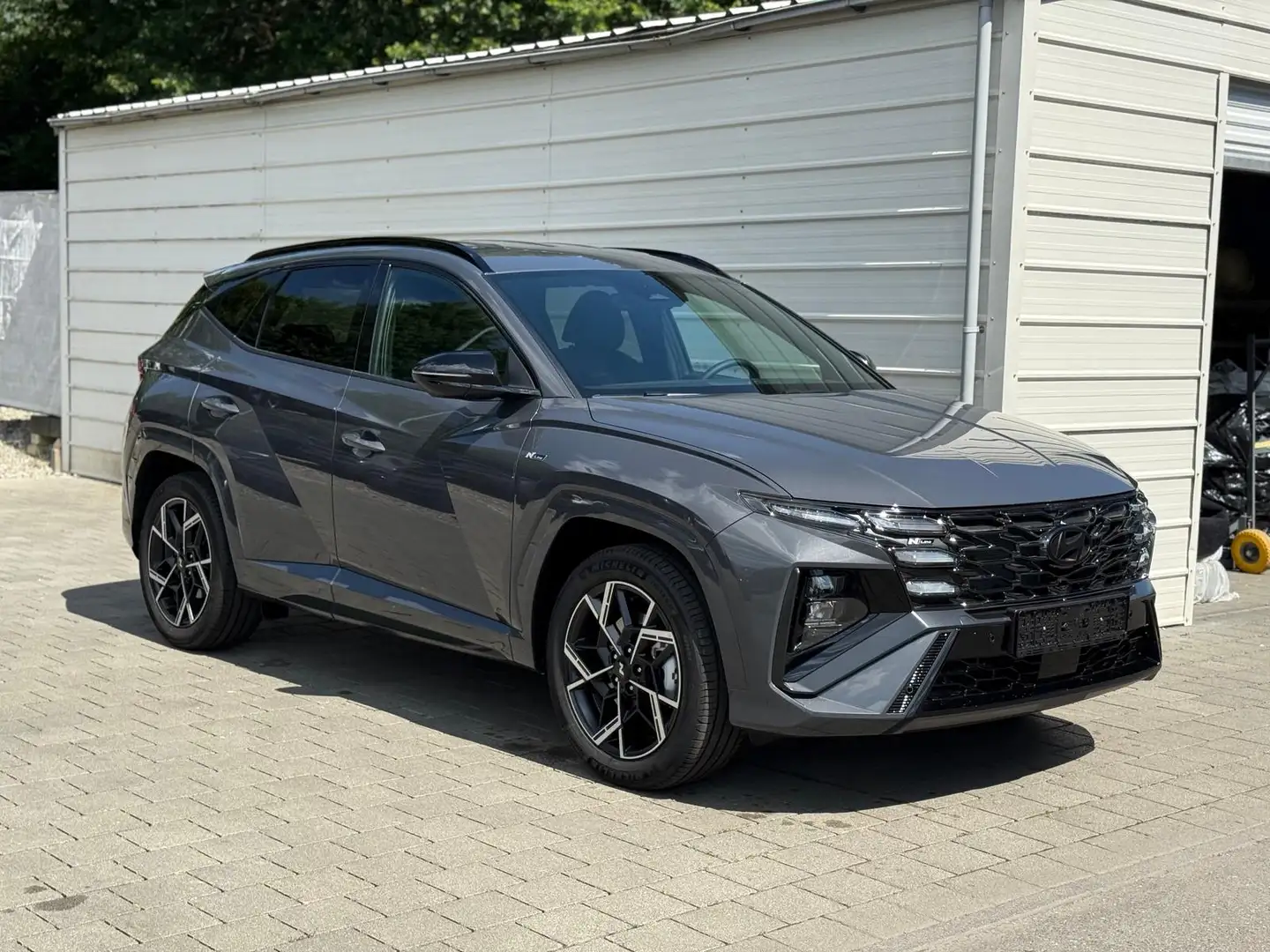 Hyundai TUCSON FL (MJ25) N-Line 1.6 T-GDI Alcantra*E-Heck*19"*Nav Grijs - 2