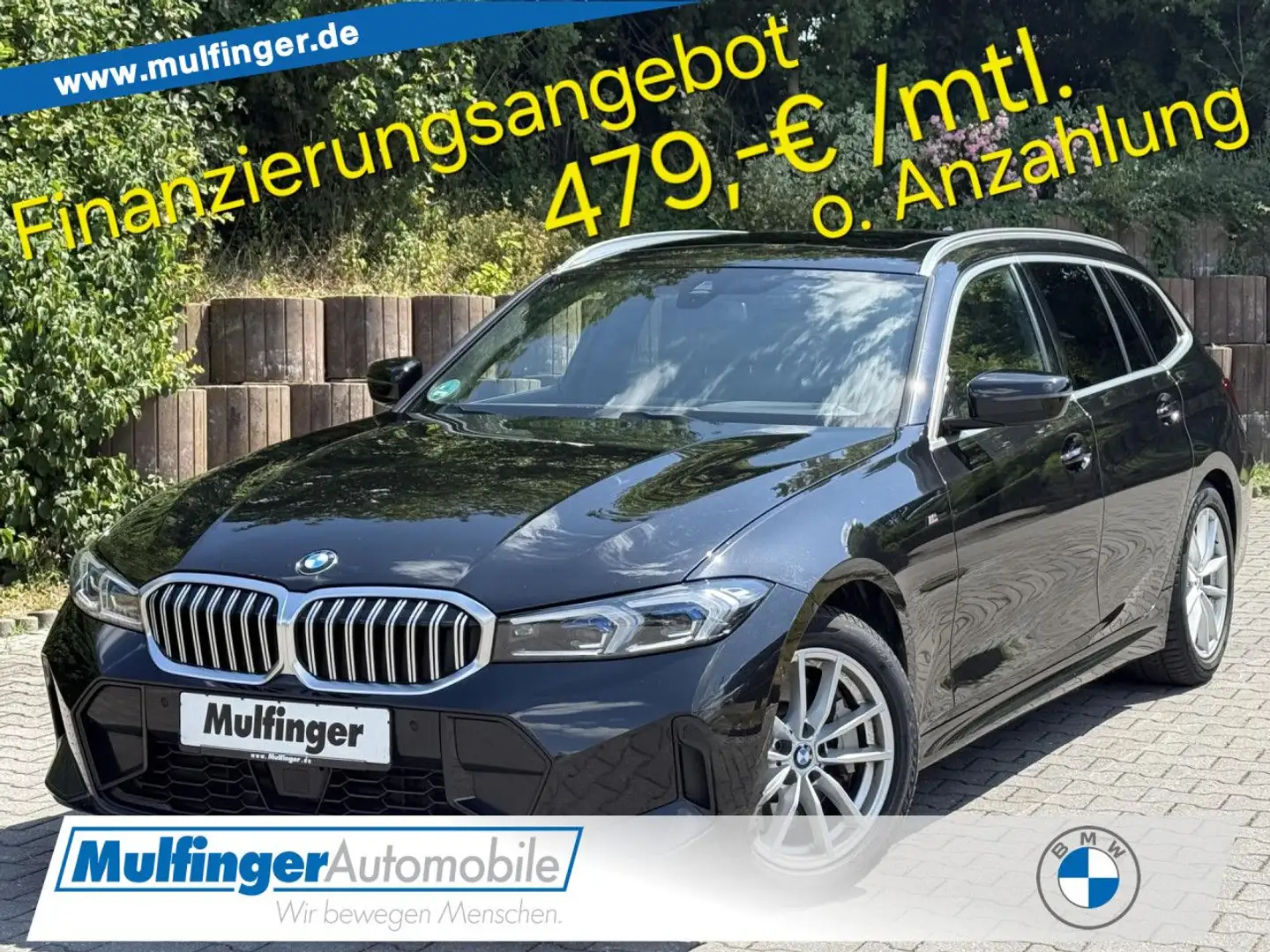 BMW 330 d T.xDr.M Sport HUD ACC PanoD.AHK Finanz.462 Nero - 1