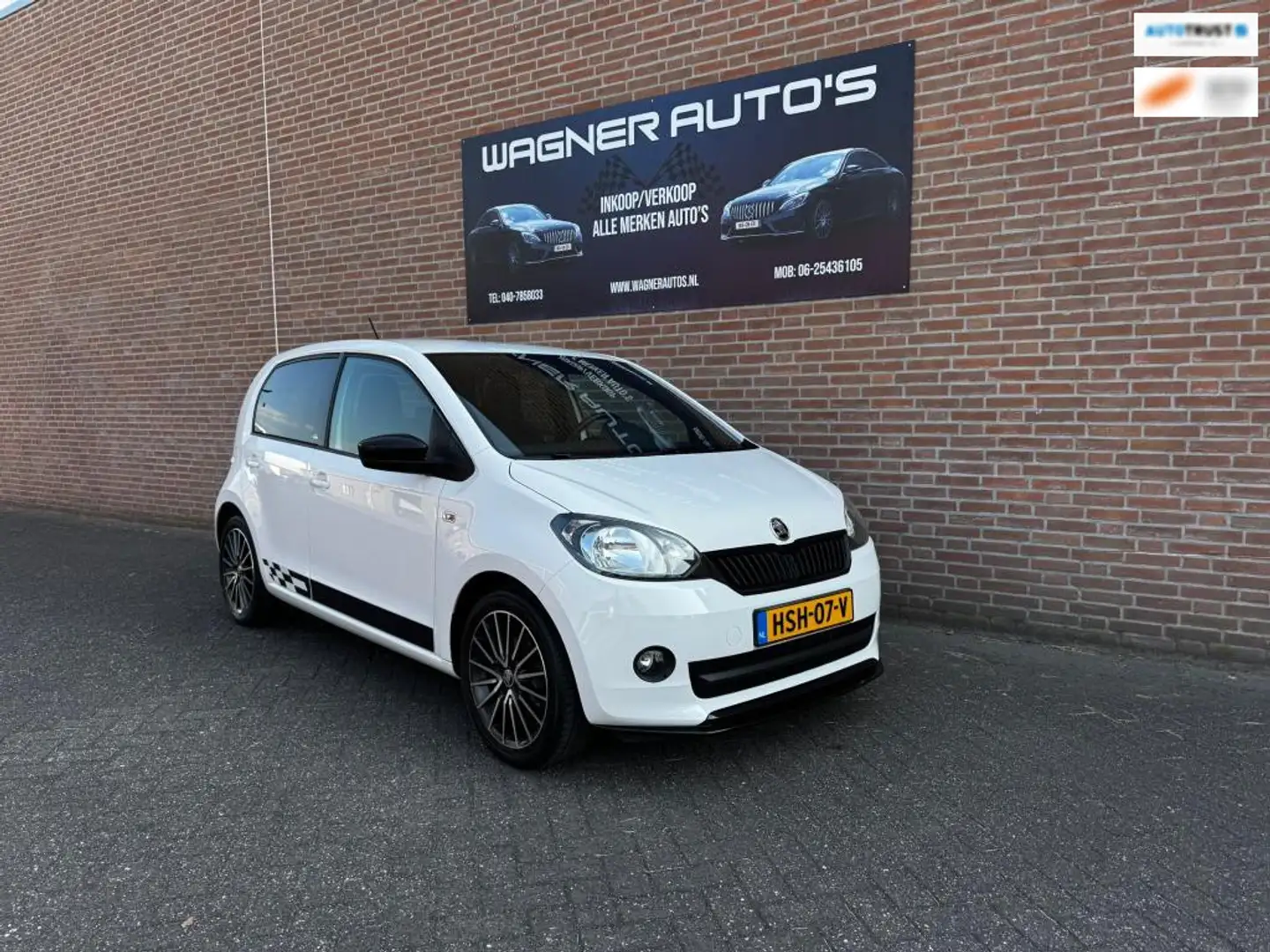 Skoda Citigo 1.0 Greentech Sport Monte Carlo PDC Airco Cruise c Wit - 1