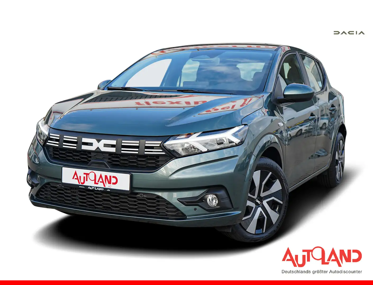 Dacia Sandero III 1.0 TCE Essential LED Kamera Klima Groen - 1