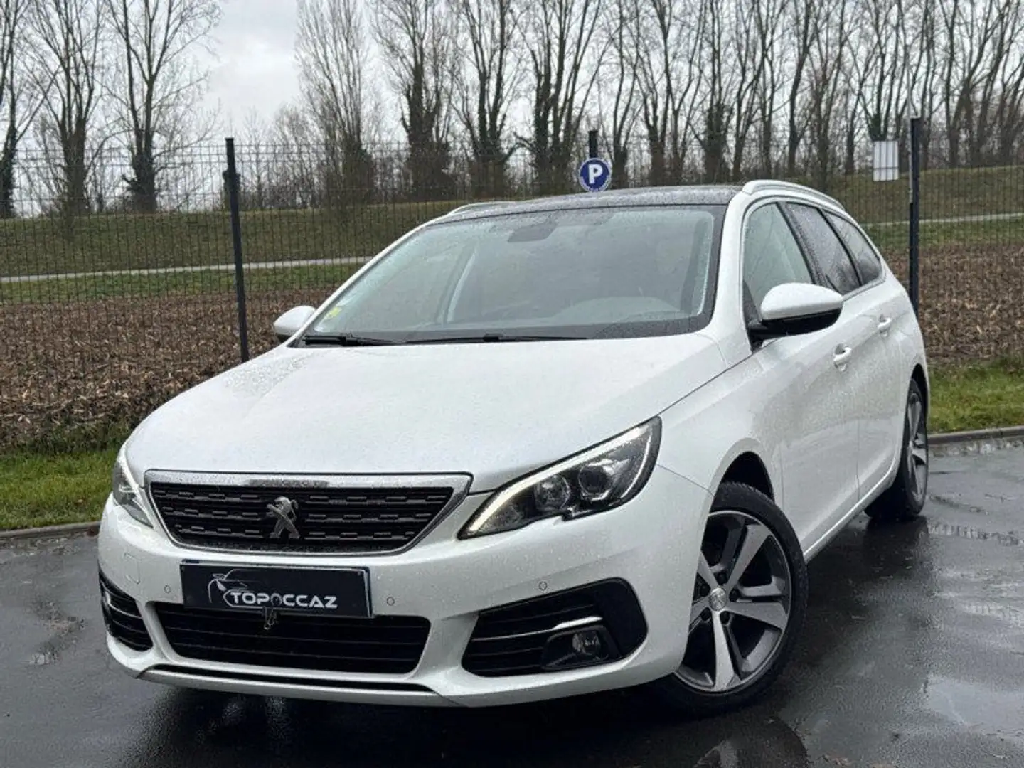 Peugeot 308 HDI 130CH ALLURE BUSINESS * 2019 * TOIT PANO * CAMERA * GPS Blanc - 2