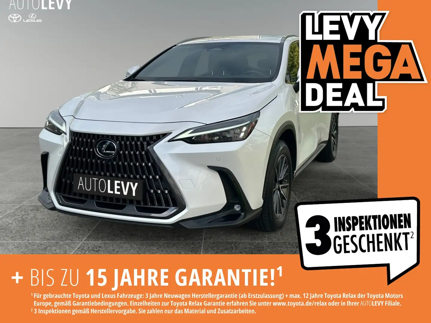 Lexus NX 350h Business Line +360Kamera+AHK+ Weiß - 1