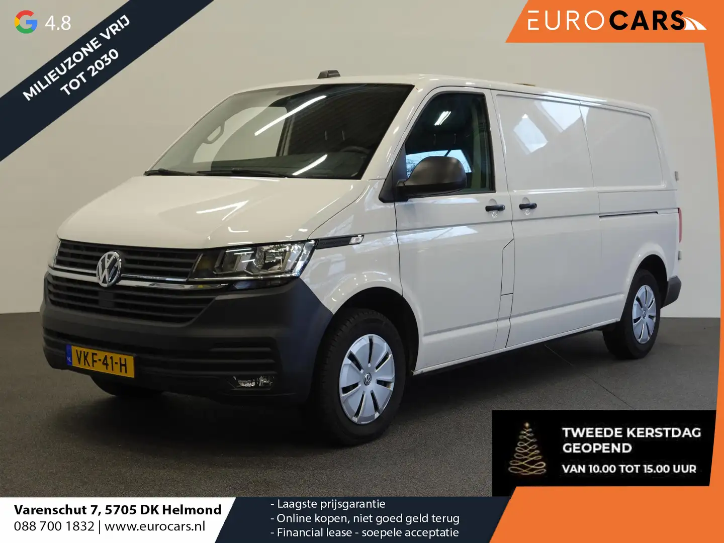 Volkswagen T6.1 Transporter 110pk L2H1 Executive 2x Schuifdeur Navigatie Cruis Blanc - 1