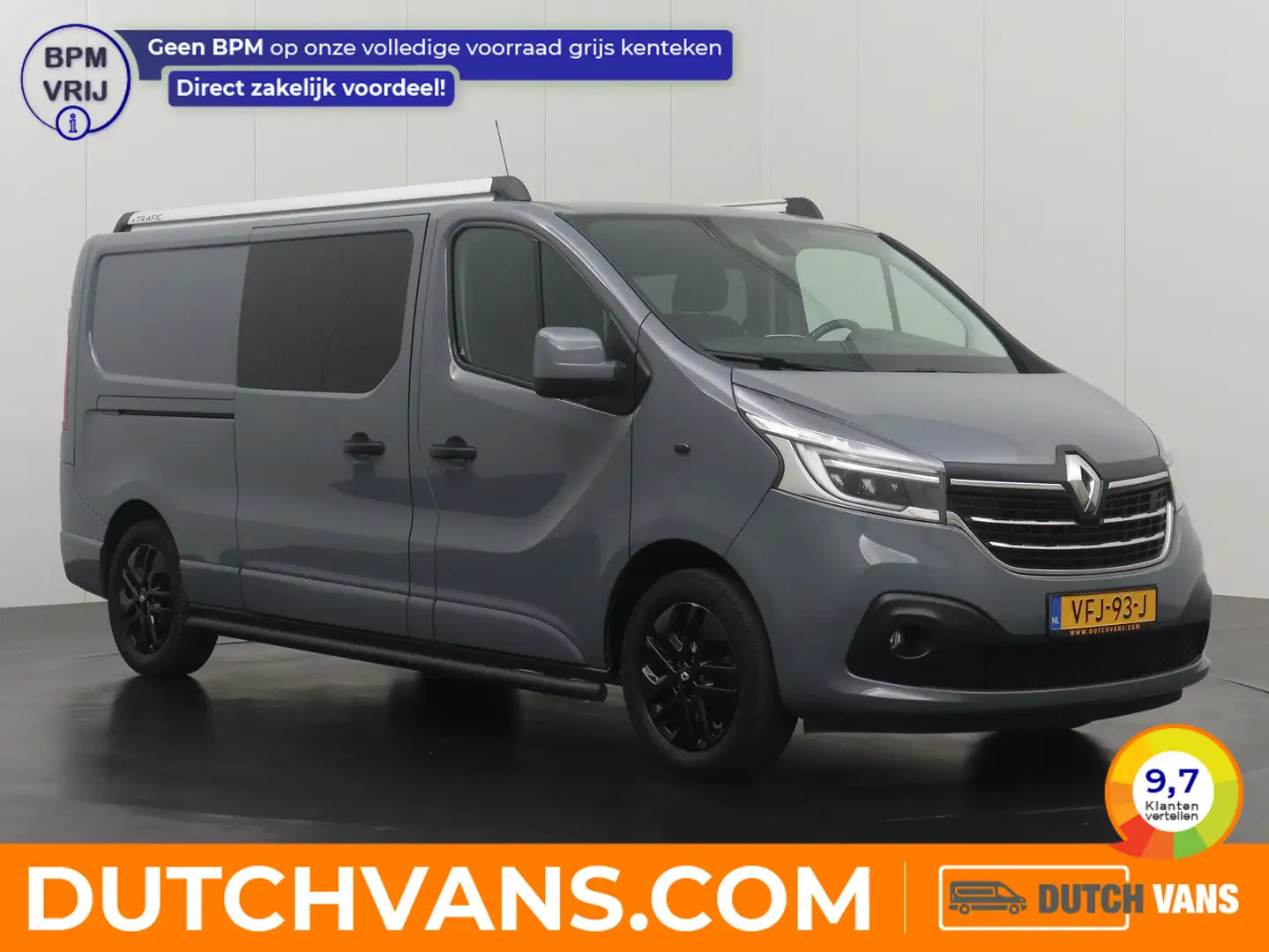 Renault Trafic 2.0DCi 145Pk Lang Dubbele Cabine Edition | Camera Grijs - 1