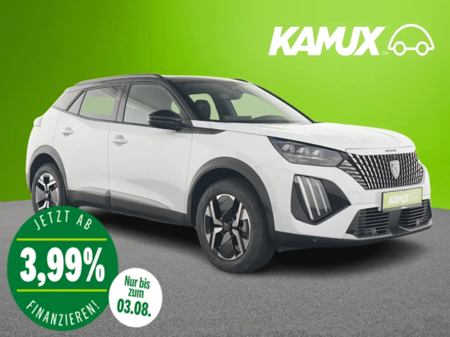 Peugeot 2008 1.2PureTech Aut.GT+LED+NAVI+KAMERA+TEMPO Weiß - 1