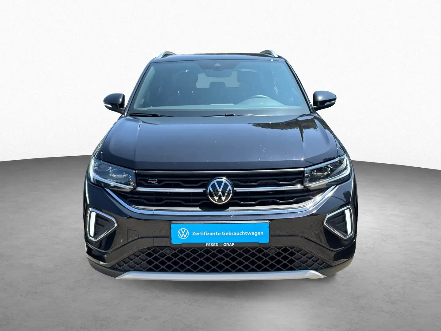 Volkswagen T-Cross R-Line 1.0l TSI 7-DSG NAVI KAMERA Schwarz - 2