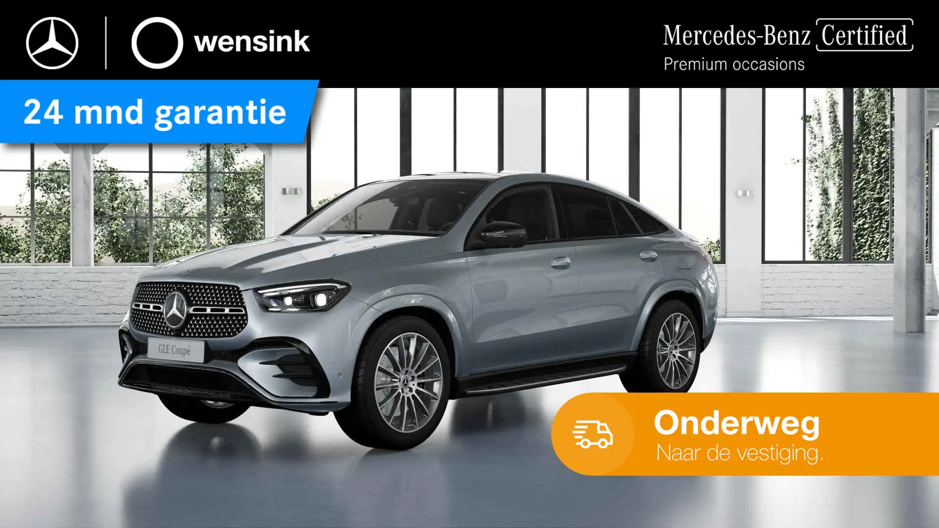 Mercedes-Benz GLE 400 Coupé e 4MATIC AMG Line | Panoramadak | Trekhaak | Zilver - 1