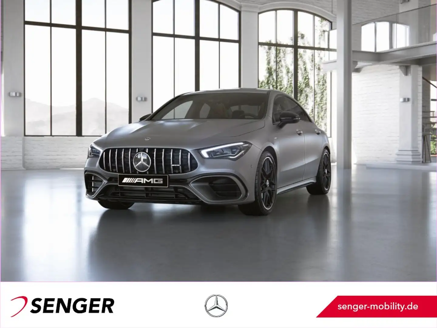 Mercedes-Benz CLA 45 AMG S 4M Distronic Burmester 360°-Kamera Grigio - 1
