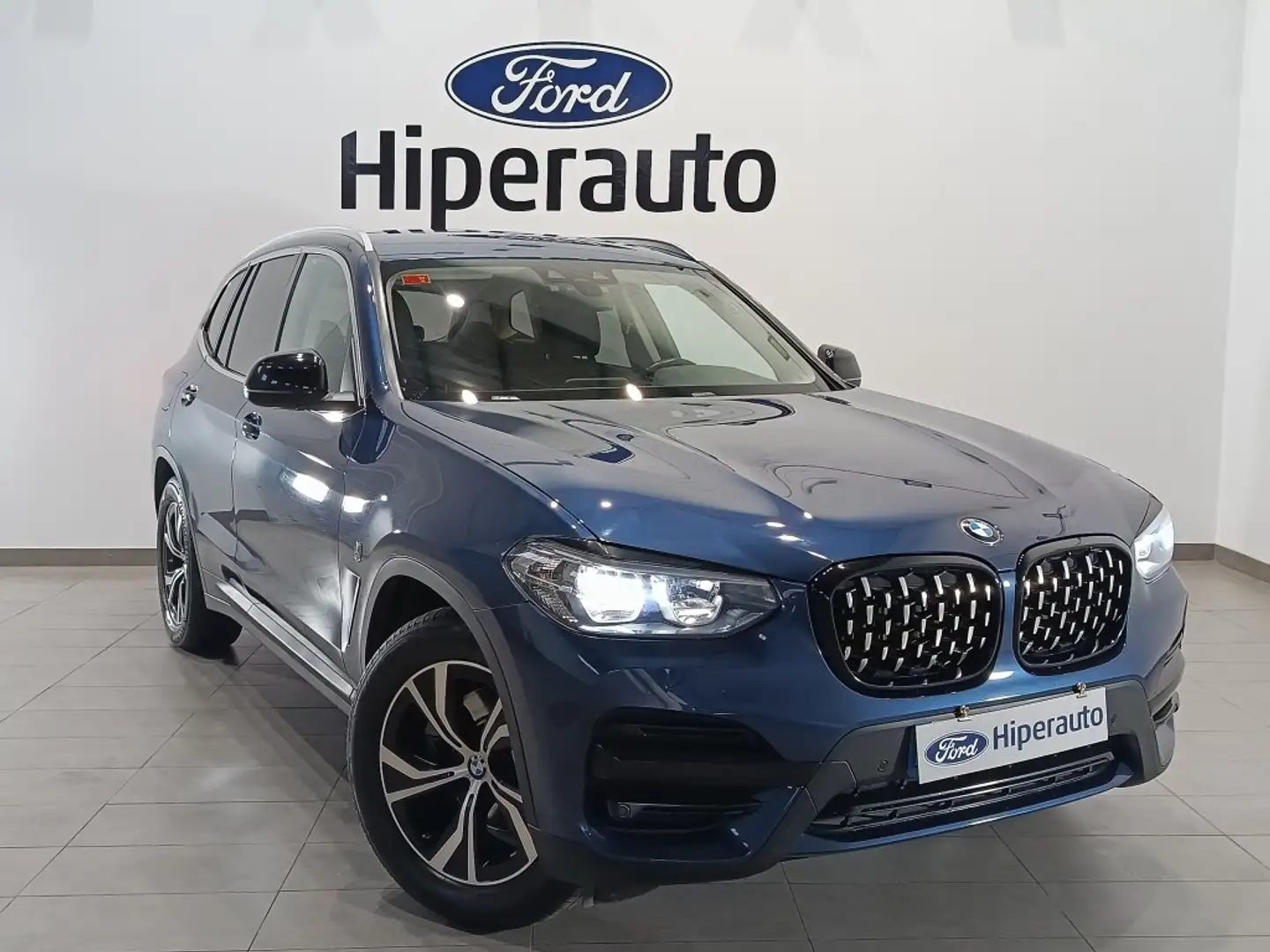 BMW X3 sDrive 18dA Bleu - 1