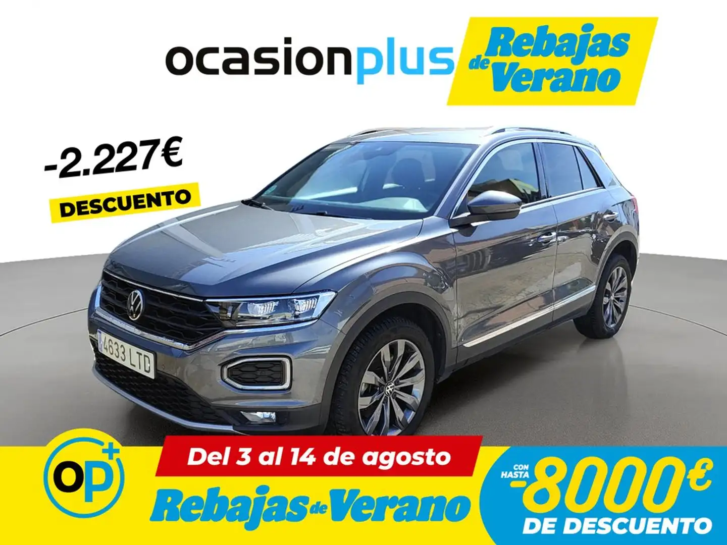 Volkswagen T-Roc 2.0TDI Sport DSG7 Gris - 1