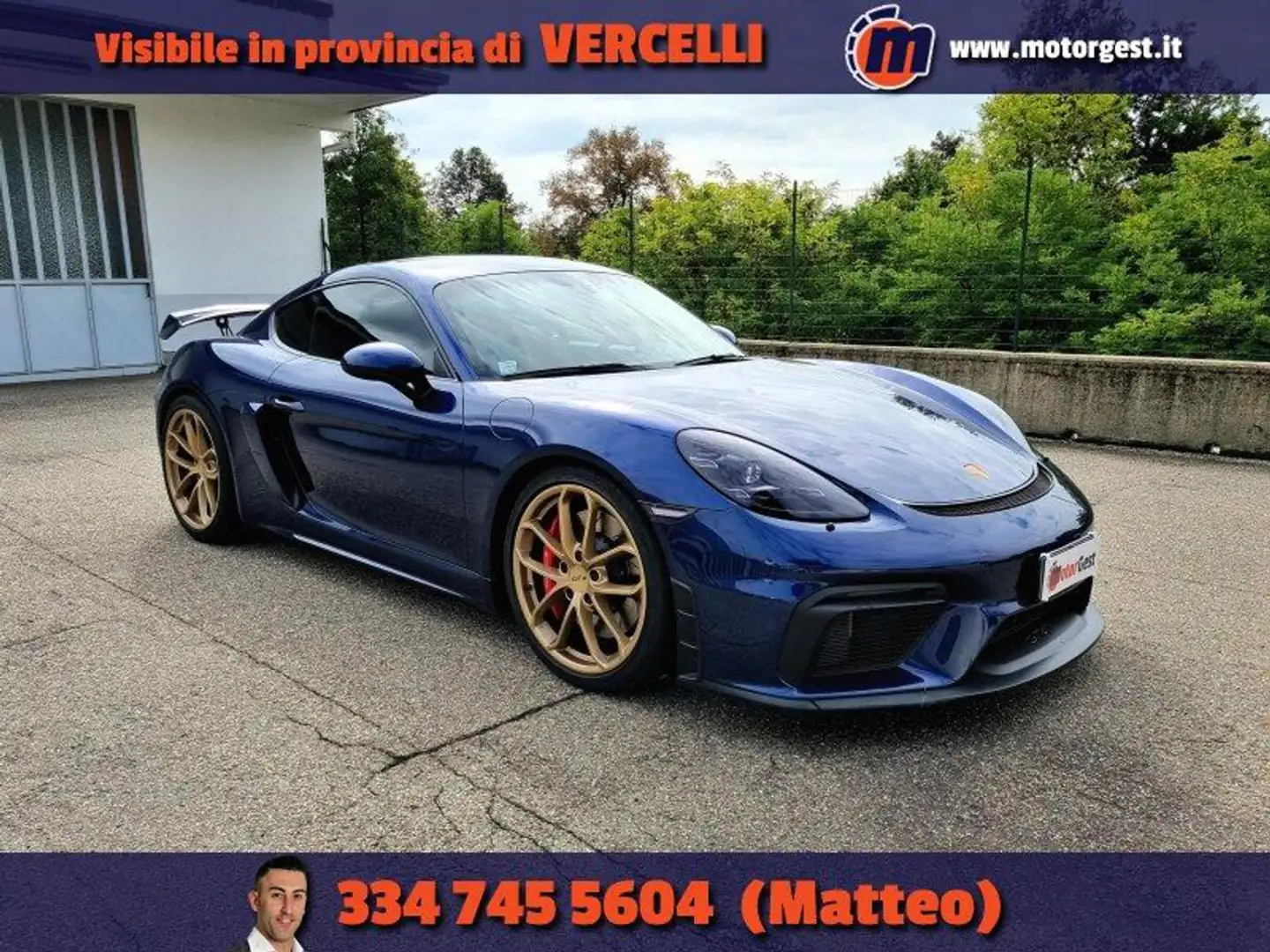 Porsche 718 Cayman PDK GT4 Blu/Azzurro - 1