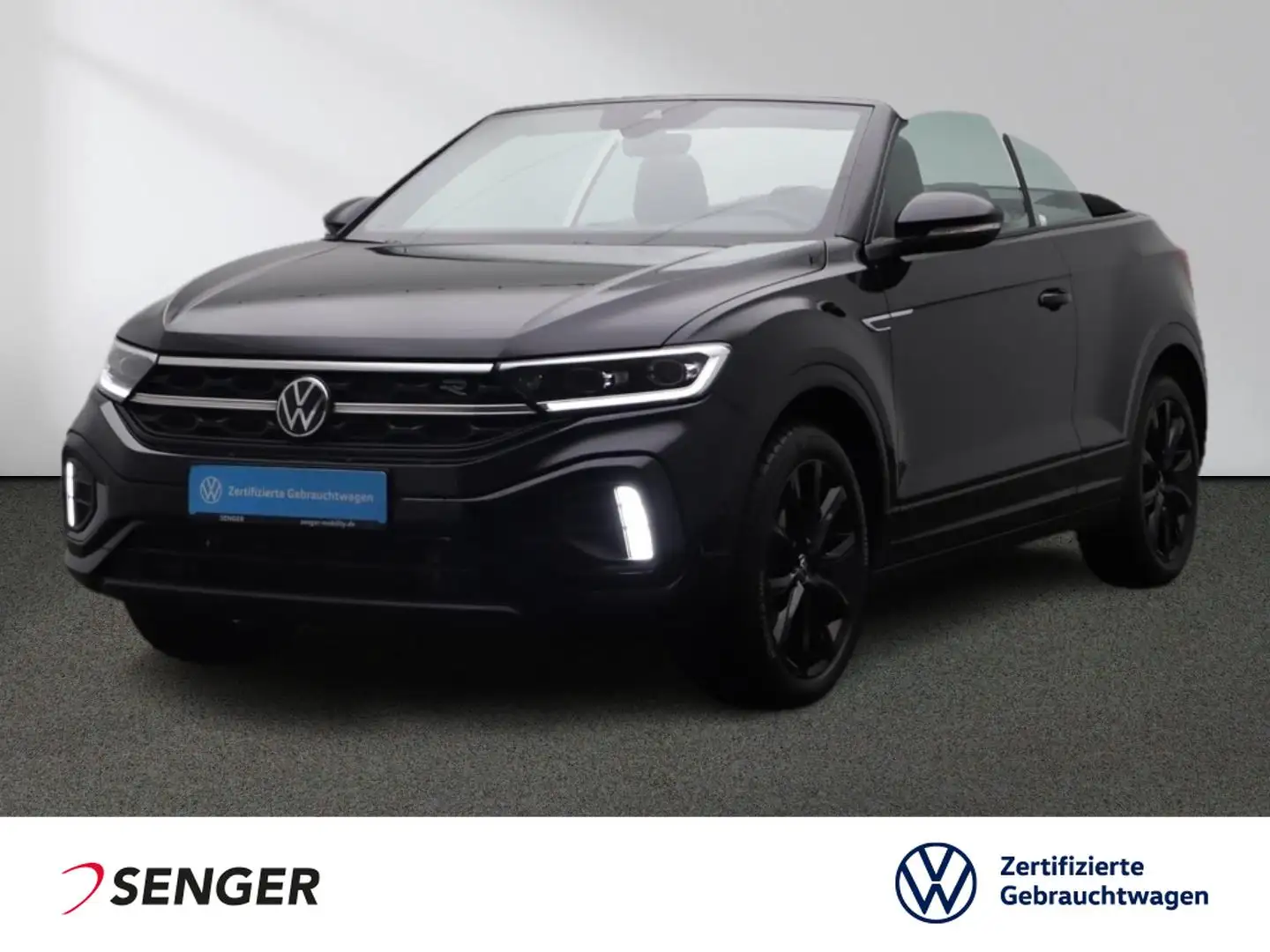 Volkswagen T-Roc Cabriolet R-Line 1.5 TSI DSG CarPlay LED Noir - 1
