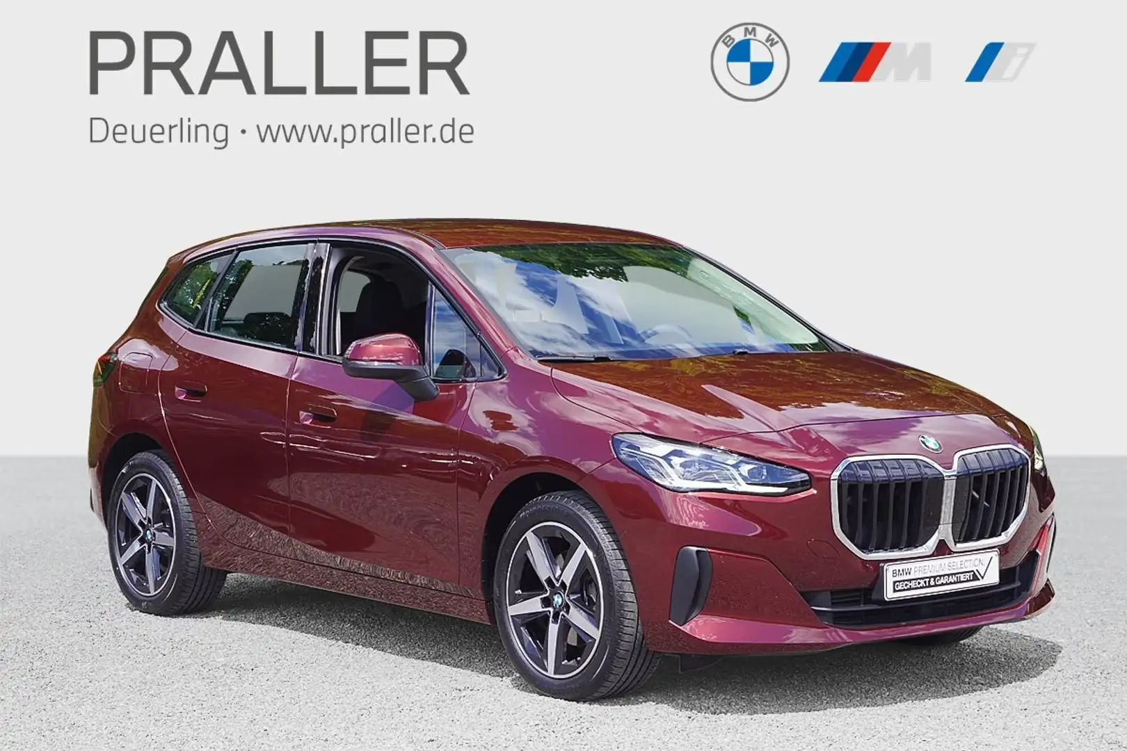 BMW 216 i Active Tourer Autom AHK Navi Kamera 18"Alu DAB L Kırmızı - 1