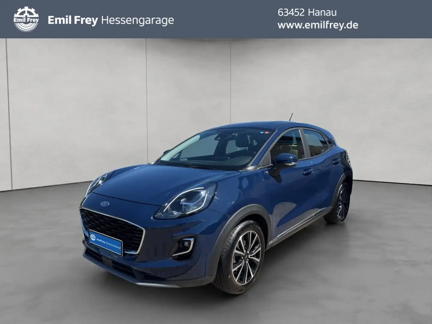 Ford Puma 1.0 EcoBoost Hybrid TITANIUM Bleu - 1