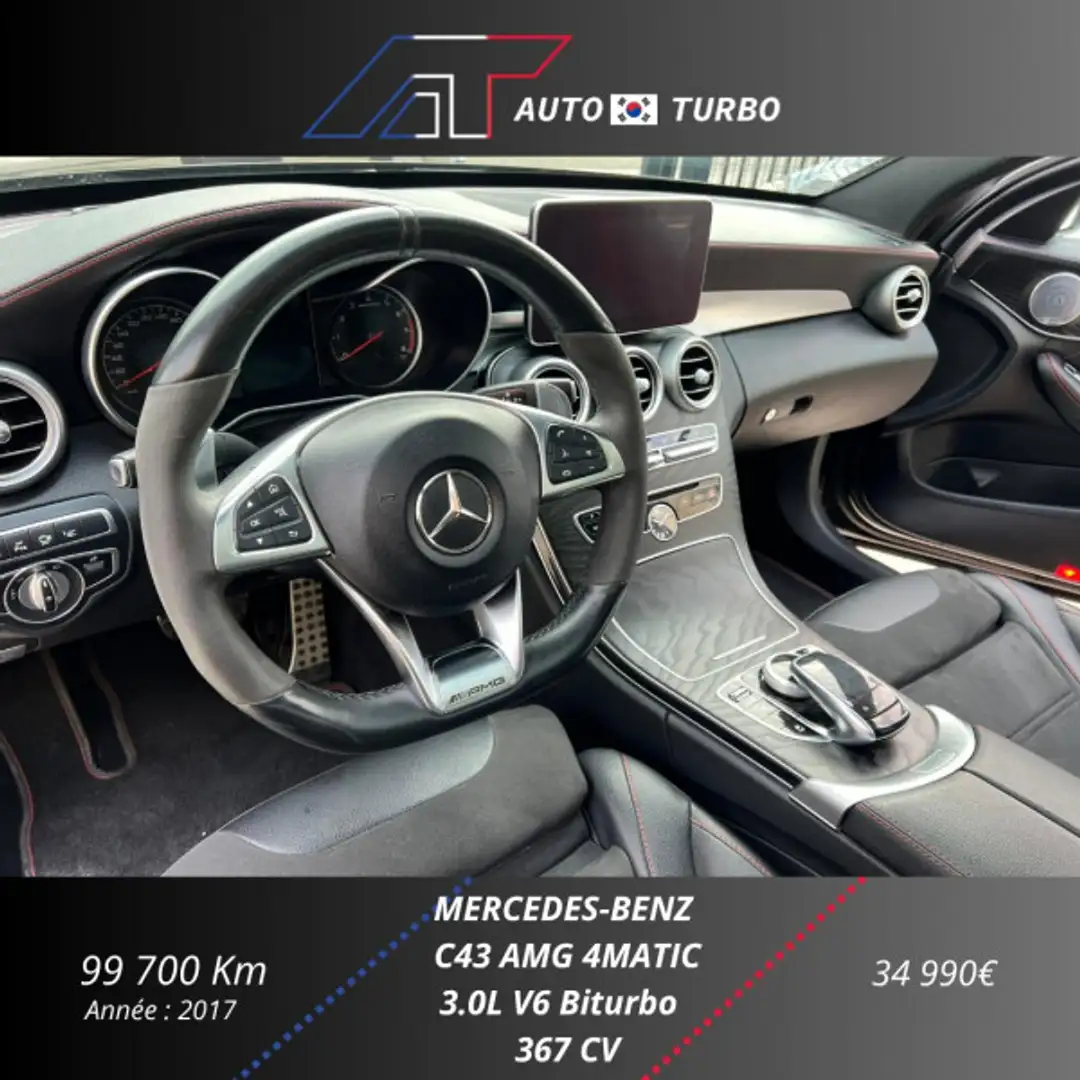 Mercedes-Benz C 43 AMG 43 AMG 4MATIC 9G-TRONIC Noir - 2