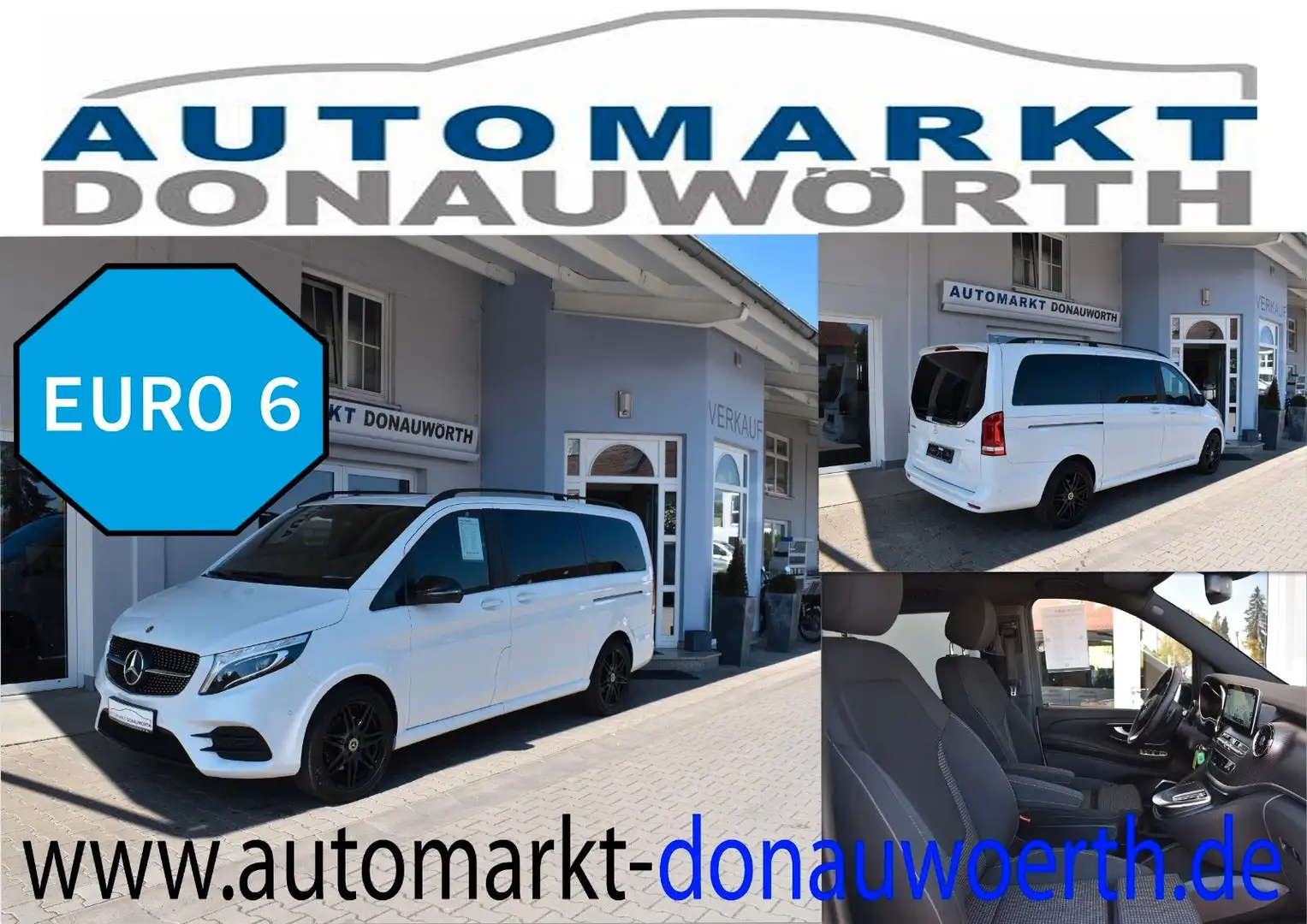 Mercedes-Benz V 300 d lang 4 Matic 9G-Tronic AMG Edition Burme Wit - 1