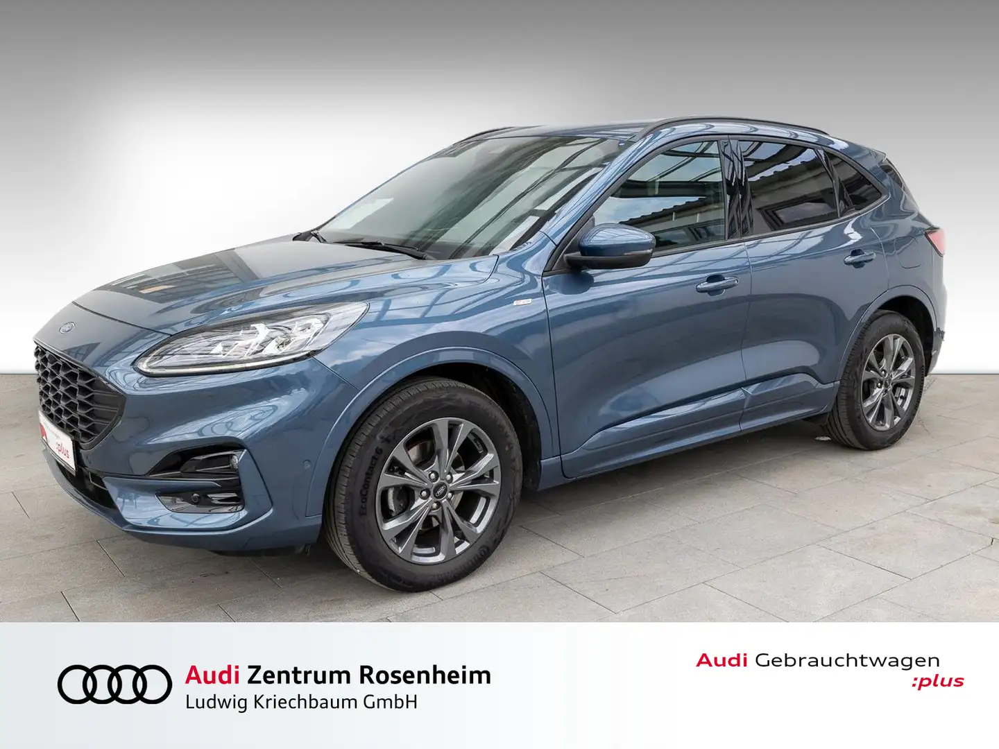 Ford Kuga 2.0 EcoBlue ST-Line X (Navi,LED,RFK,GRA,Keyle Azul - 1