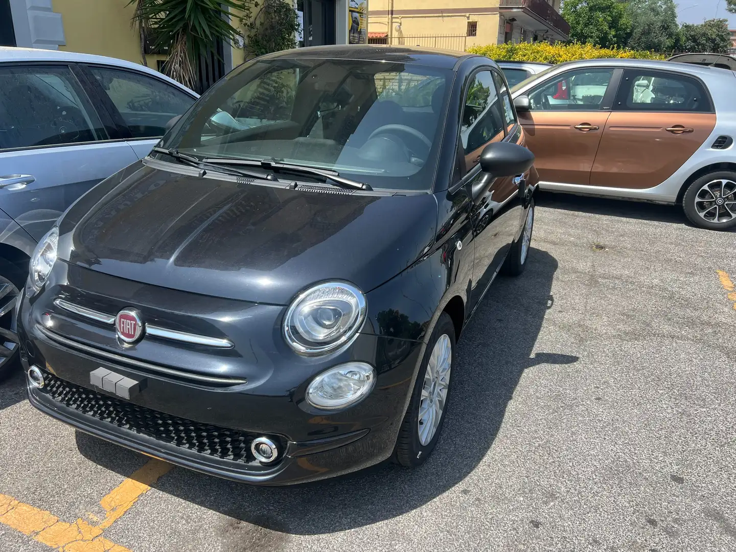 Fiat 500 500 1.0 hybrid 70cv km 0 DISPONIBILI ROSSA O NERA Nero - 1