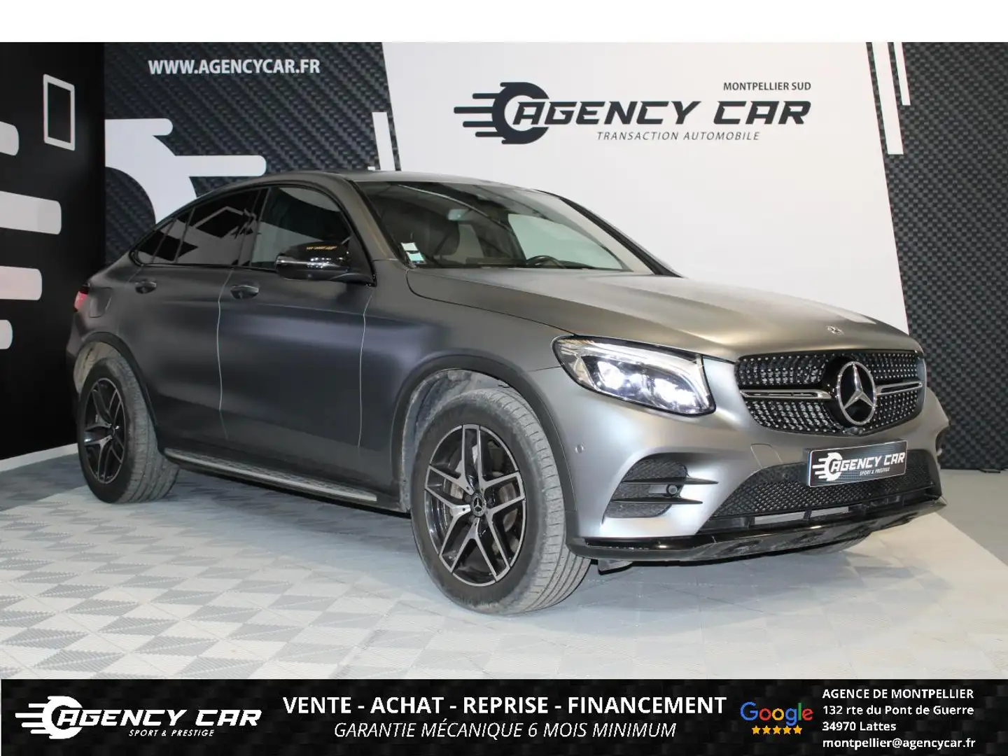 Mercedes-Benz GLC 250 250 d - 4-Matic - AMG line - Toit ouvrant - 9G-Tronic Grijs - 1