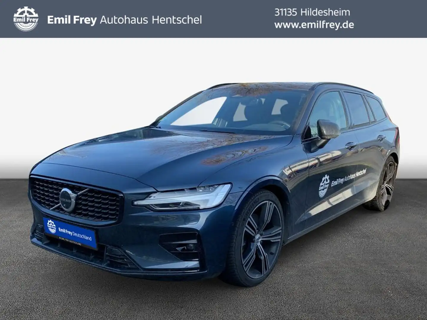 Volvo V60 B4 D Plus Dark Blau - 1