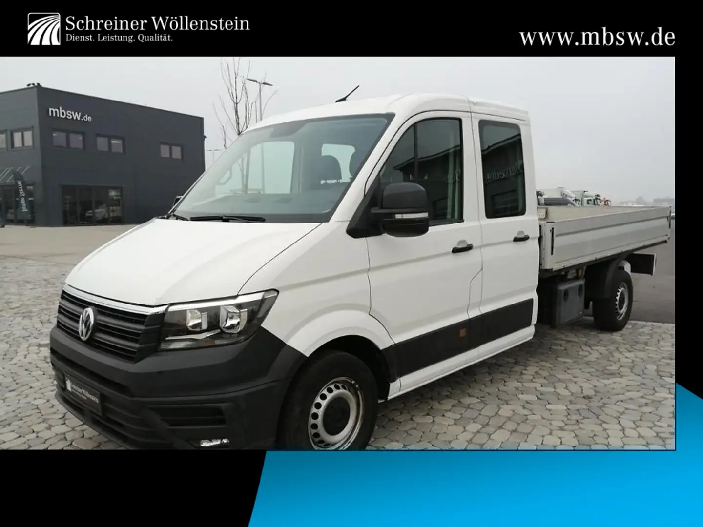 Volkswagen Crafter 35 DoKa Pritsche L3 *Klima*Staukasten* Weiß - 1